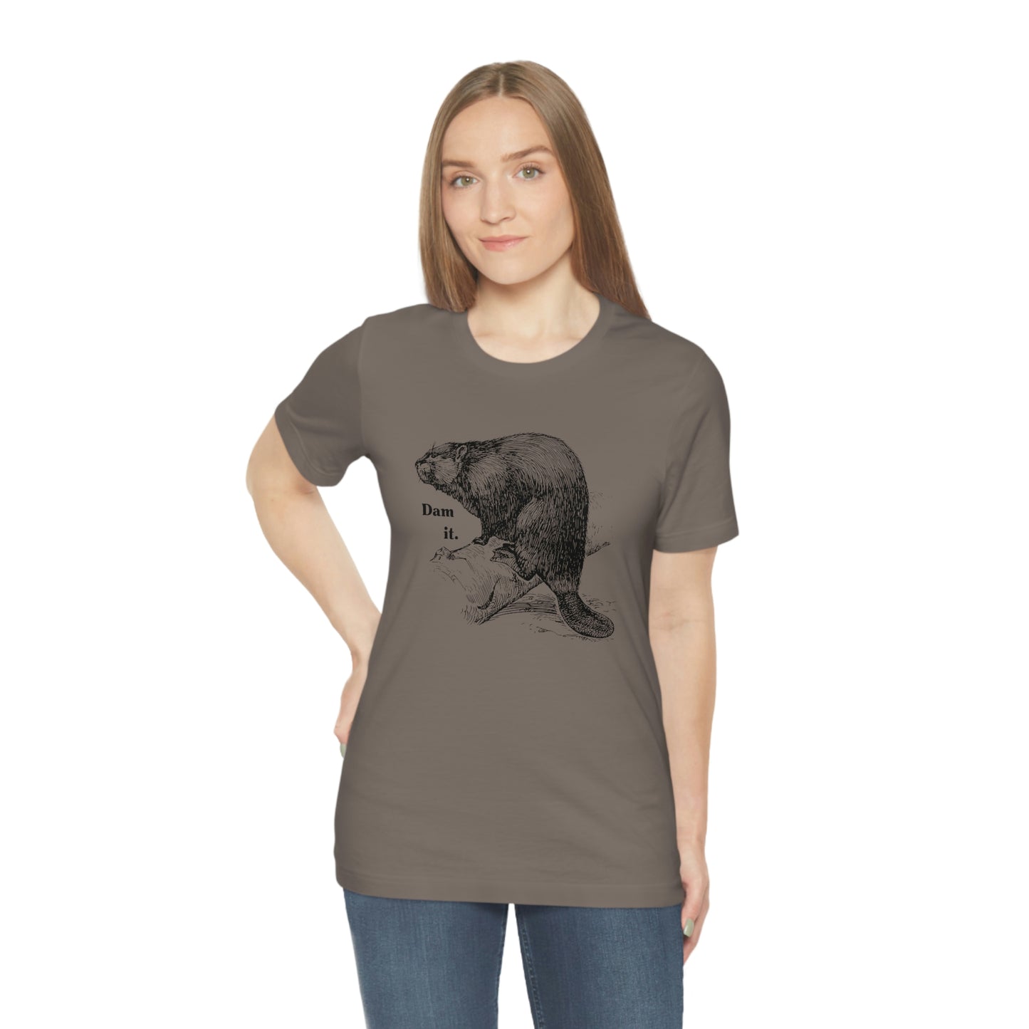 "Dam it" Bella Canvas Graphic Short Sleeve Tee
