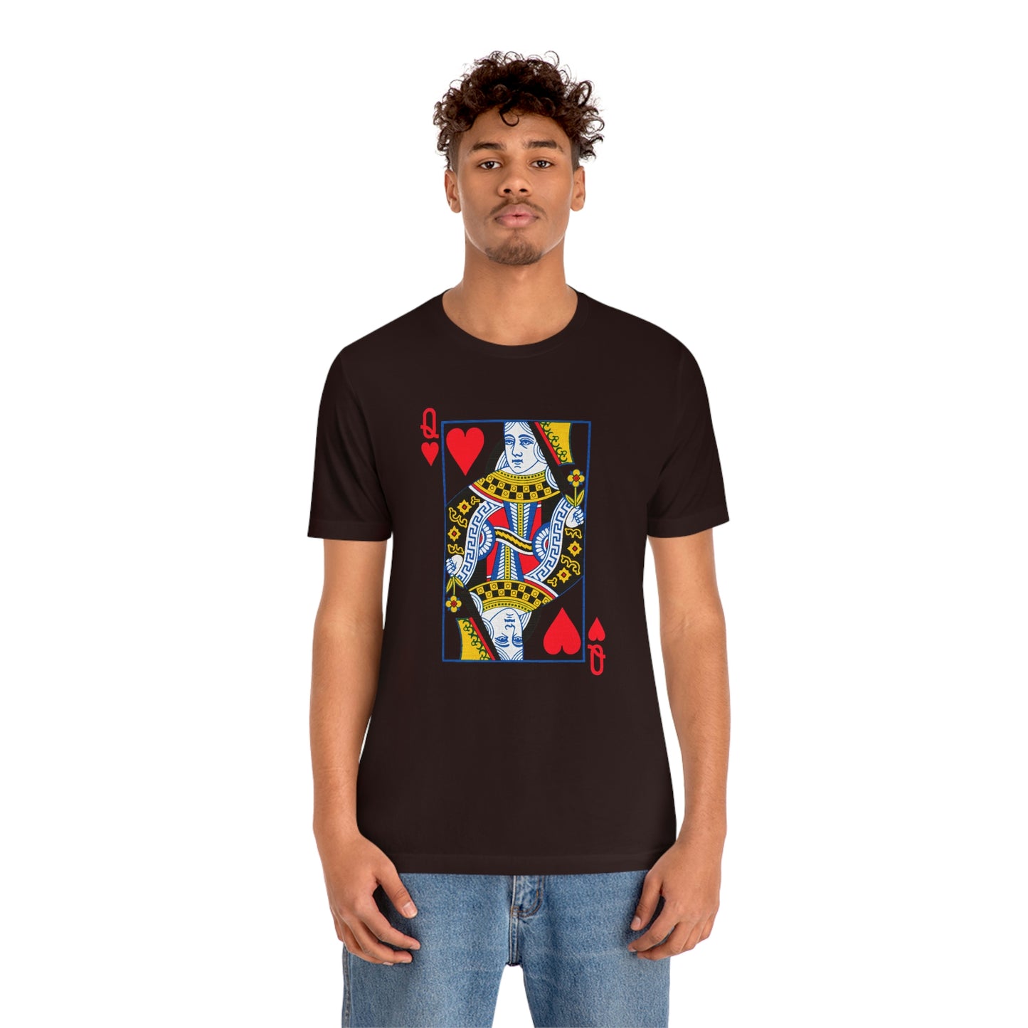 "Queen of Hearts" Unisex Jersey Short Sleeve Tee