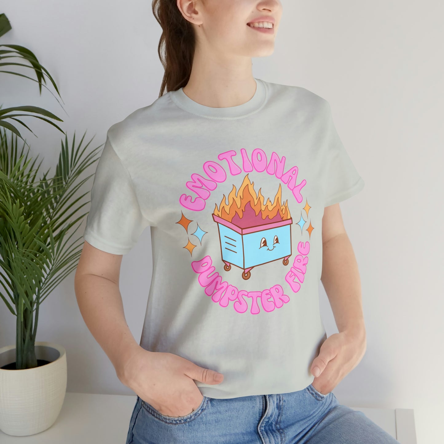 "Emotional Dumpster Fire" Bella Canvas Short Sleeve Tee