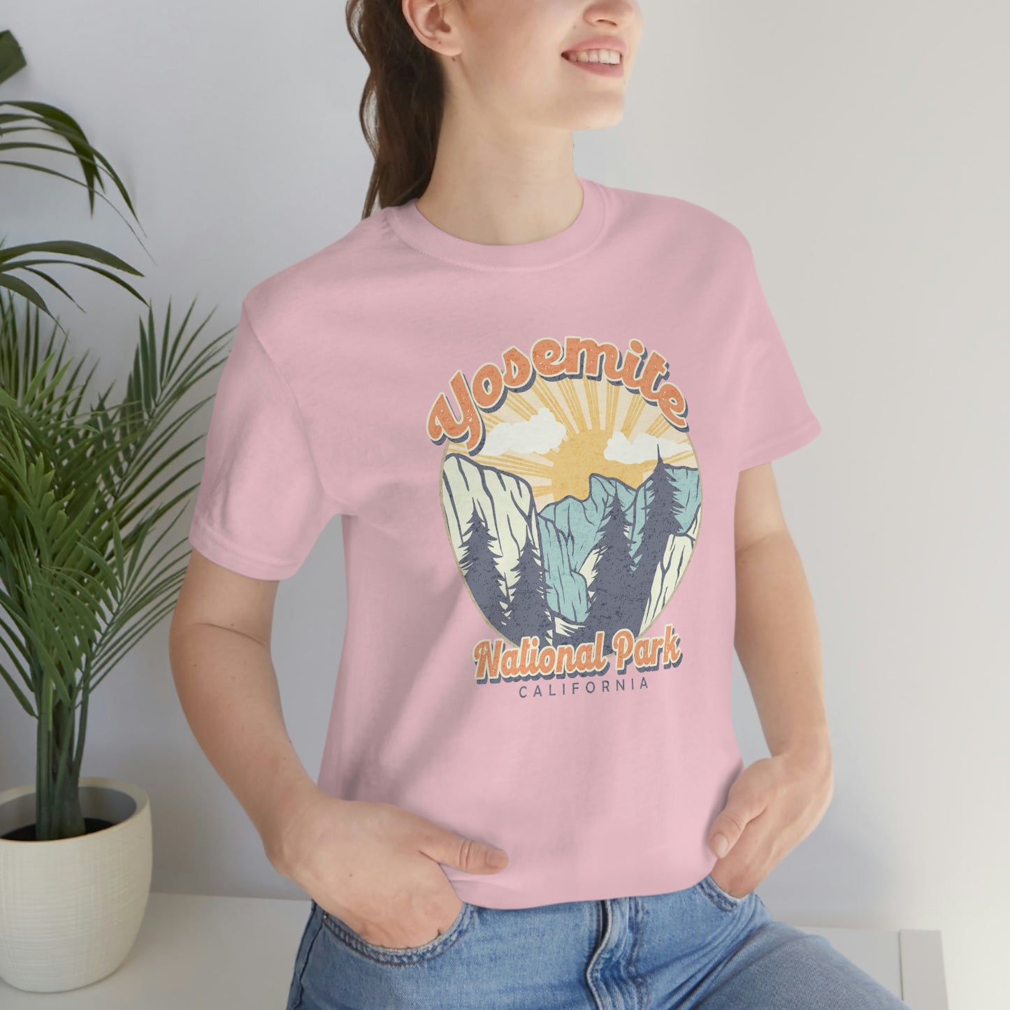 "Yosemite National Park" Bella Canvas Short Sleeve Tee