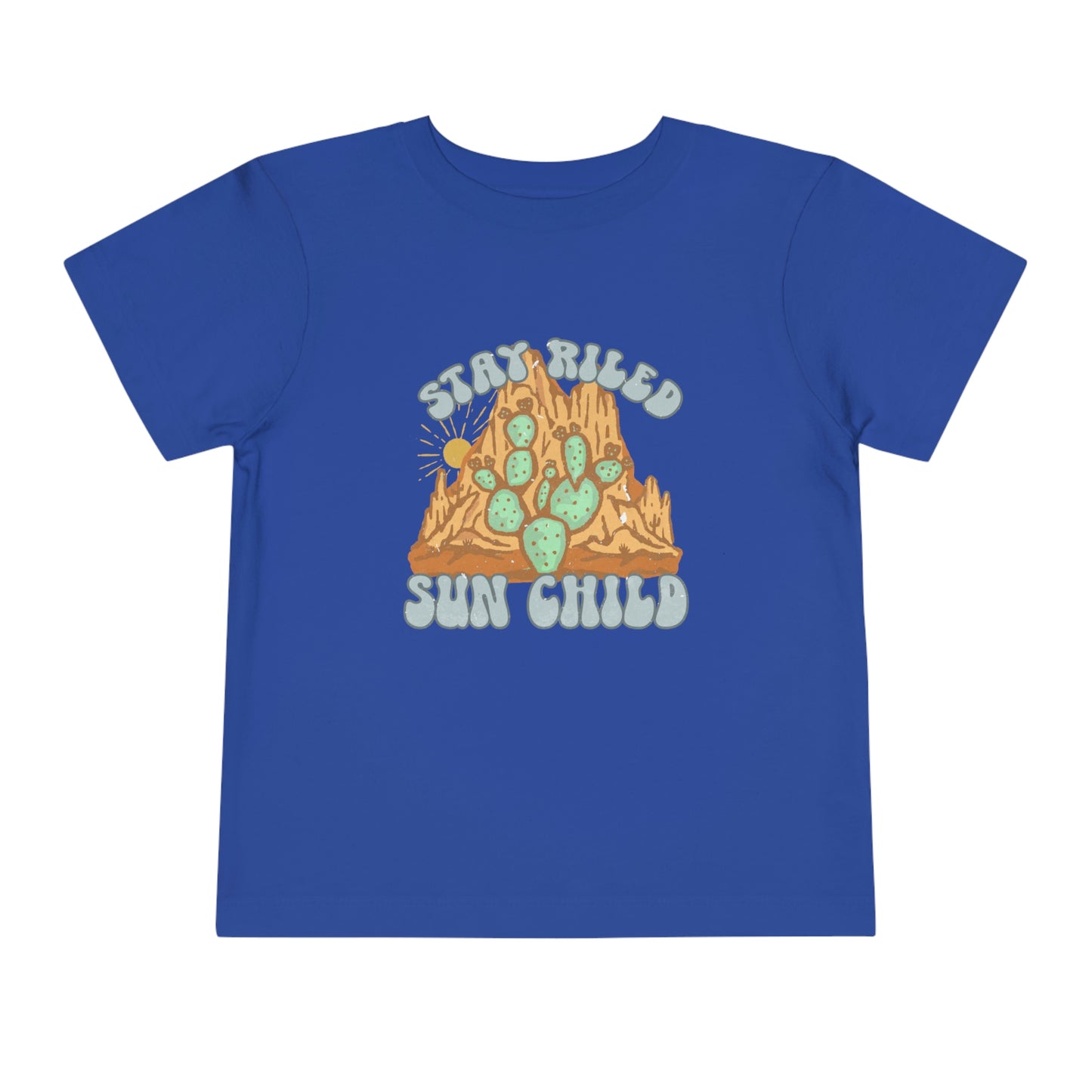 "Stay Riled Wild Child" Toddler Short Sleeve Tee (2T-5T)
