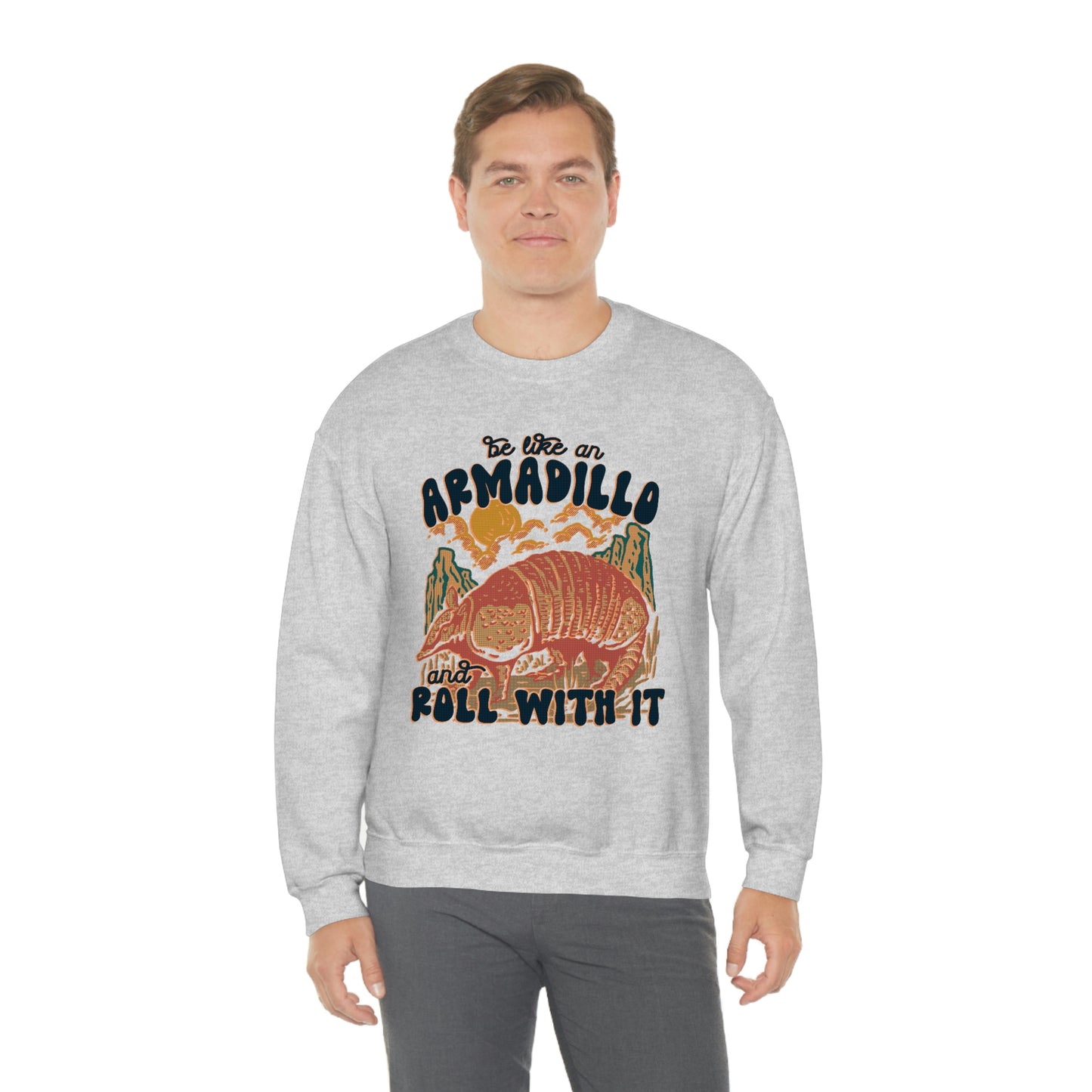 "Armadillo" Unisex Heavy Blend™ Crewneck Sweatshirt