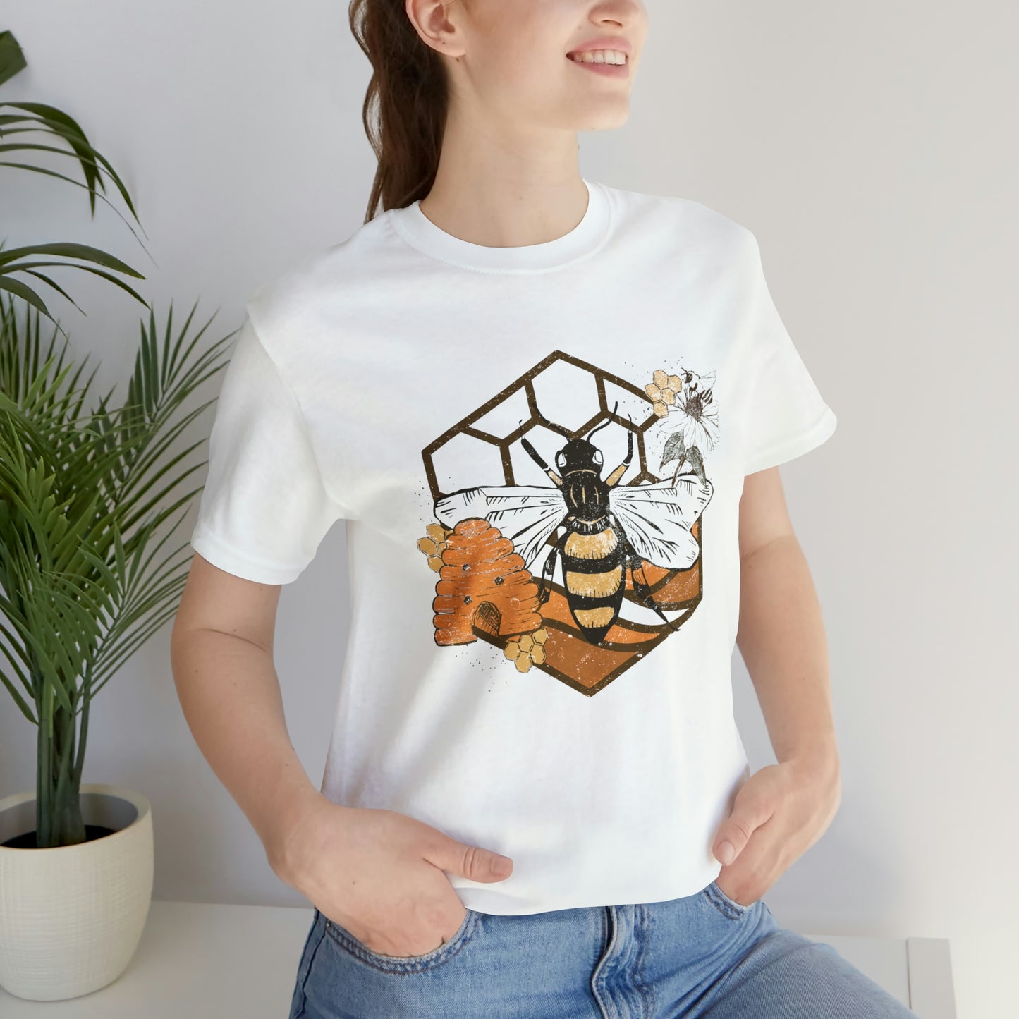 "Honey Bee" Bella Canvas Short Sleeve Tee