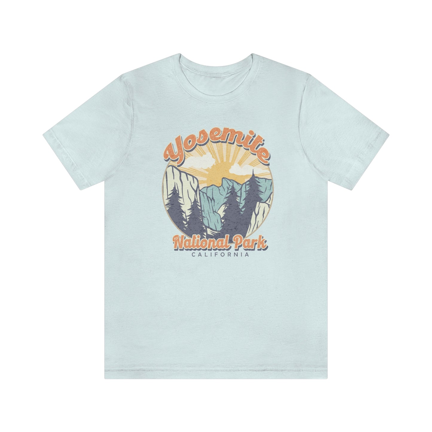 "Yosemite National Park" Bella Canvas Short Sleeve Tee