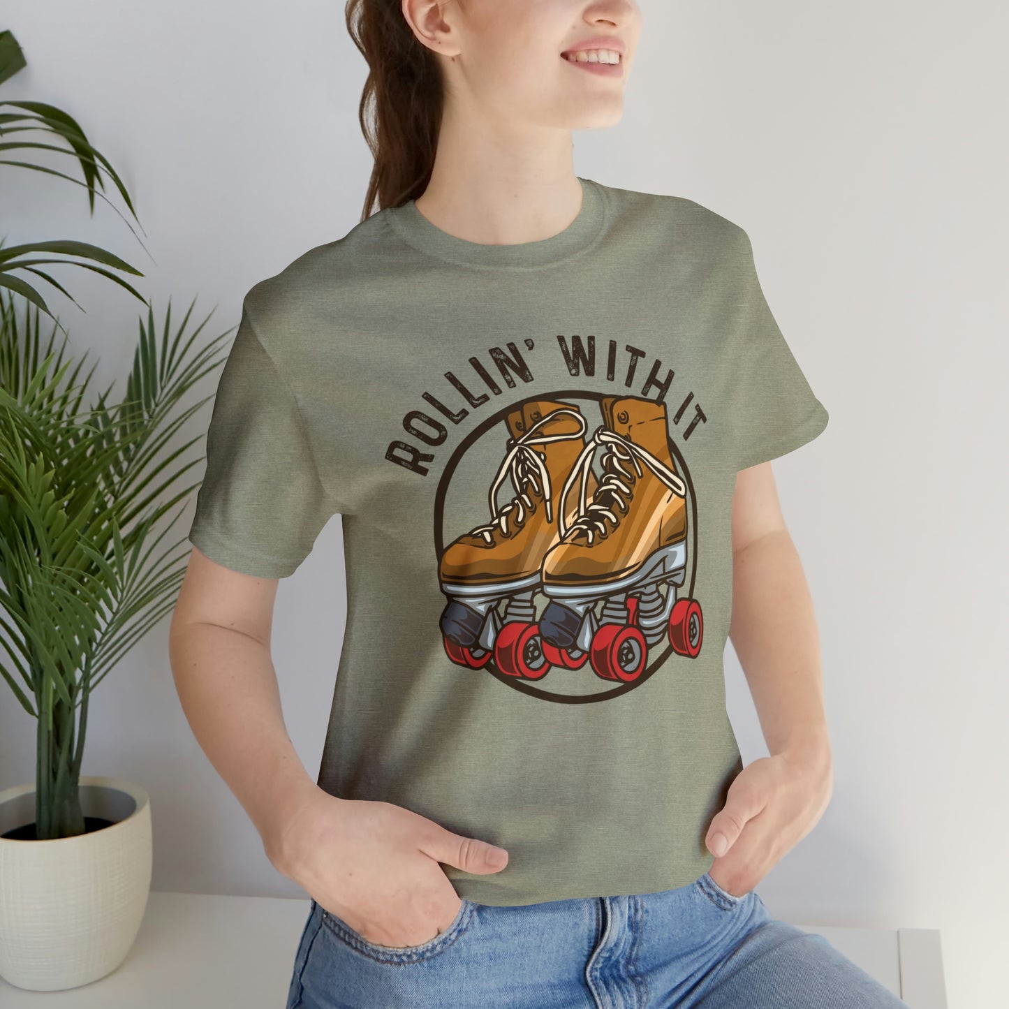 "Rollin' With It" Bella Canvas Short Sleeve Tee