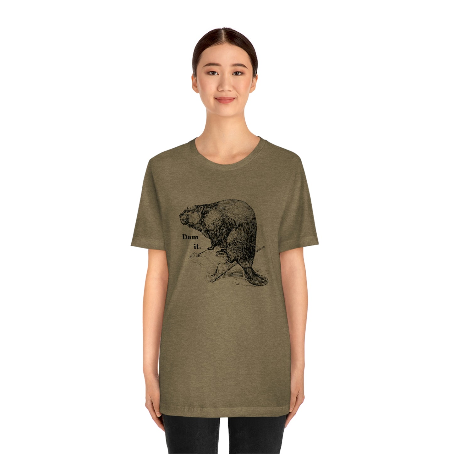 "Dam it" Bella Canvas Graphic Short Sleeve Tee