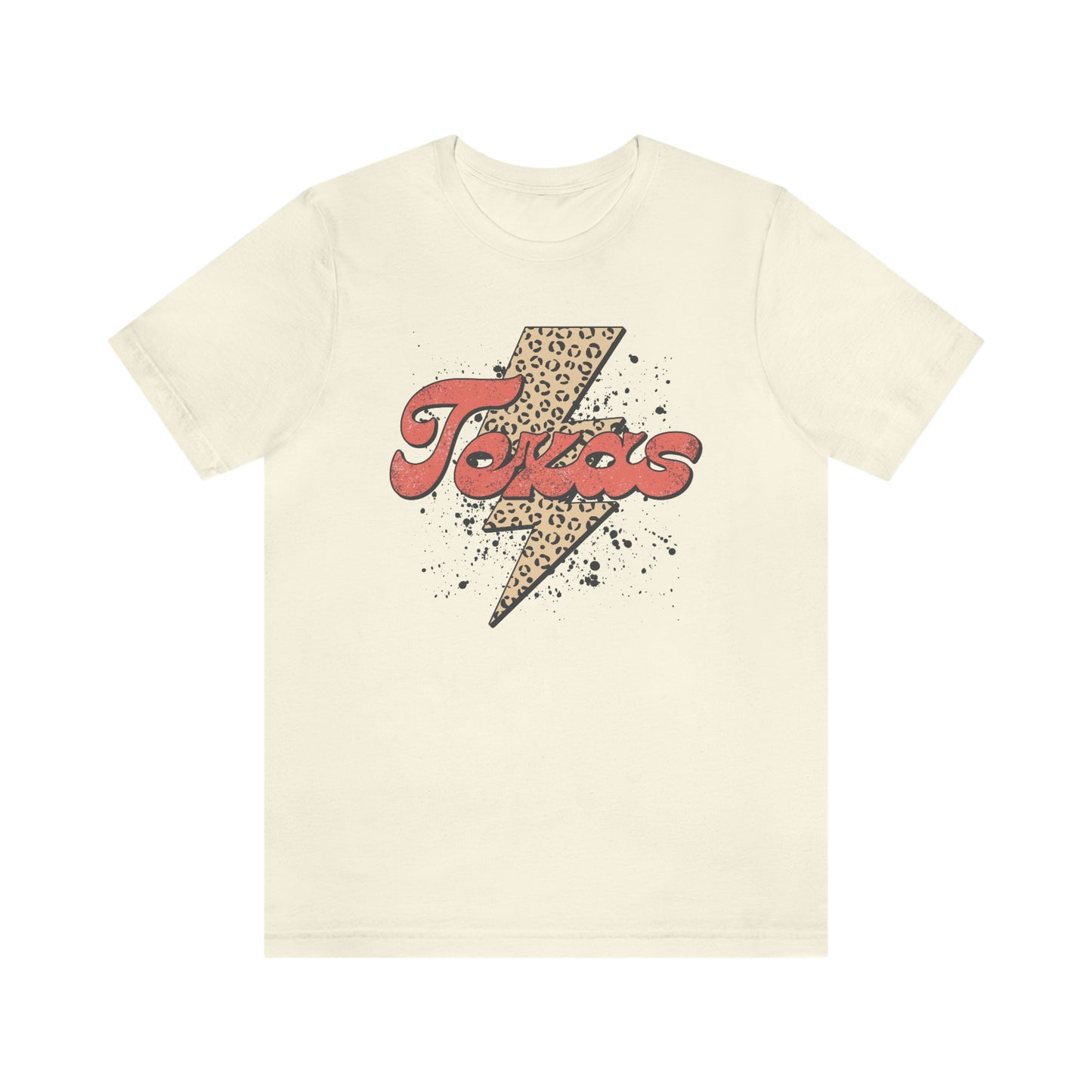 "Texas" Unisex Jersey Short Sleeve Tee (Bella Canvas 3001)