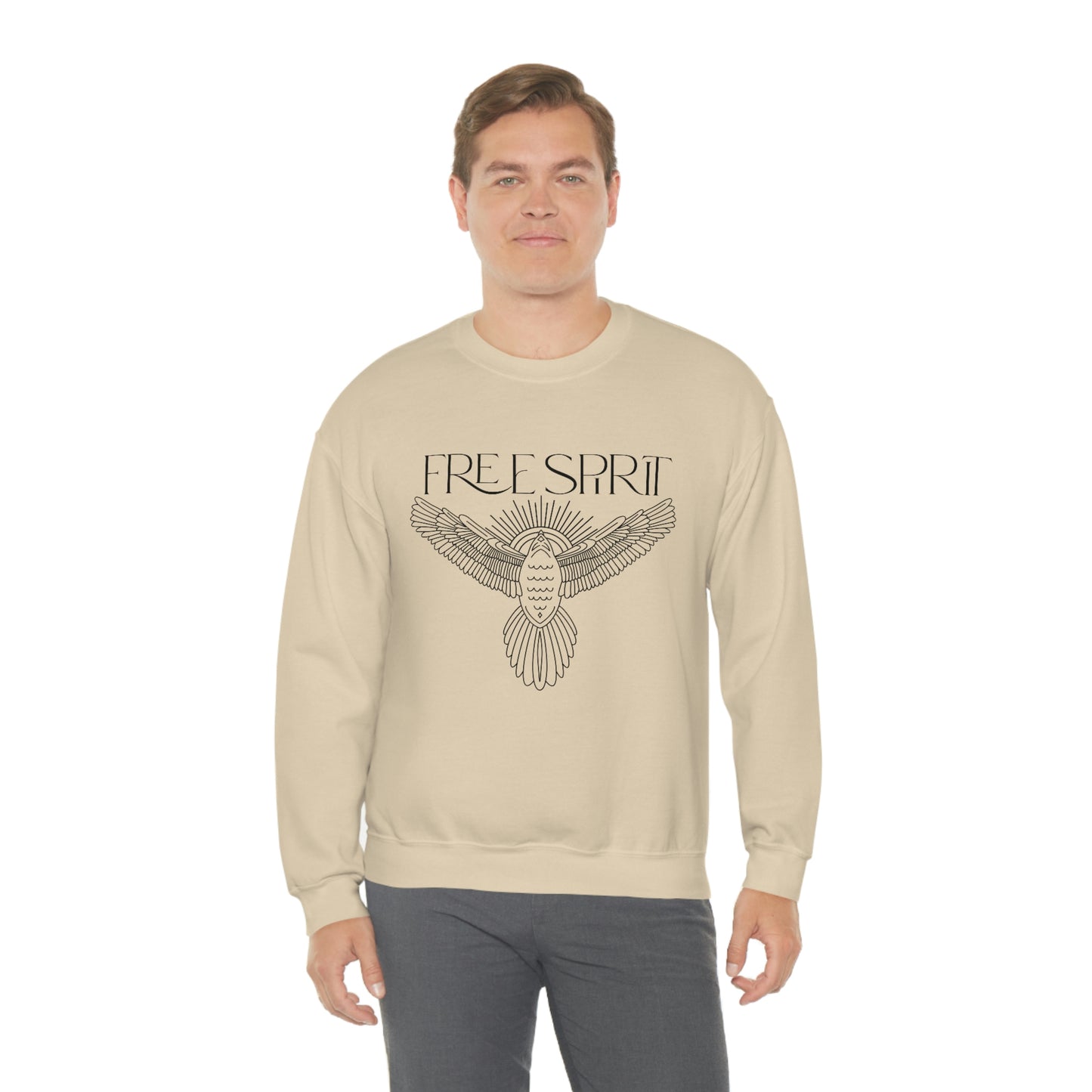 "Free Spirit" Unisex Crewneck Sweatshirt