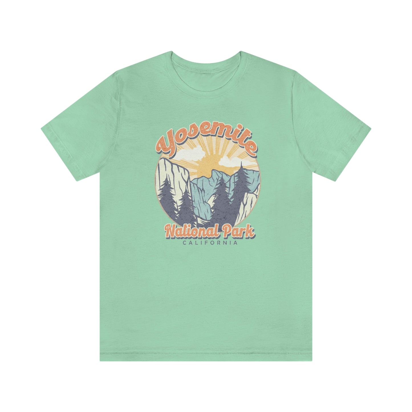 "Yosemite National Park" Bella Canvas Short Sleeve Tee