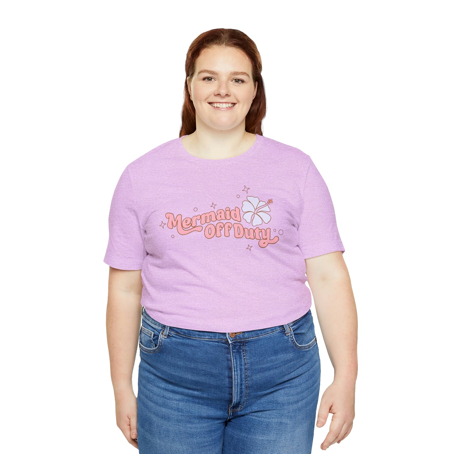 "Mermaid Off Duty" Bella Canvas Short Sleeve Tee
