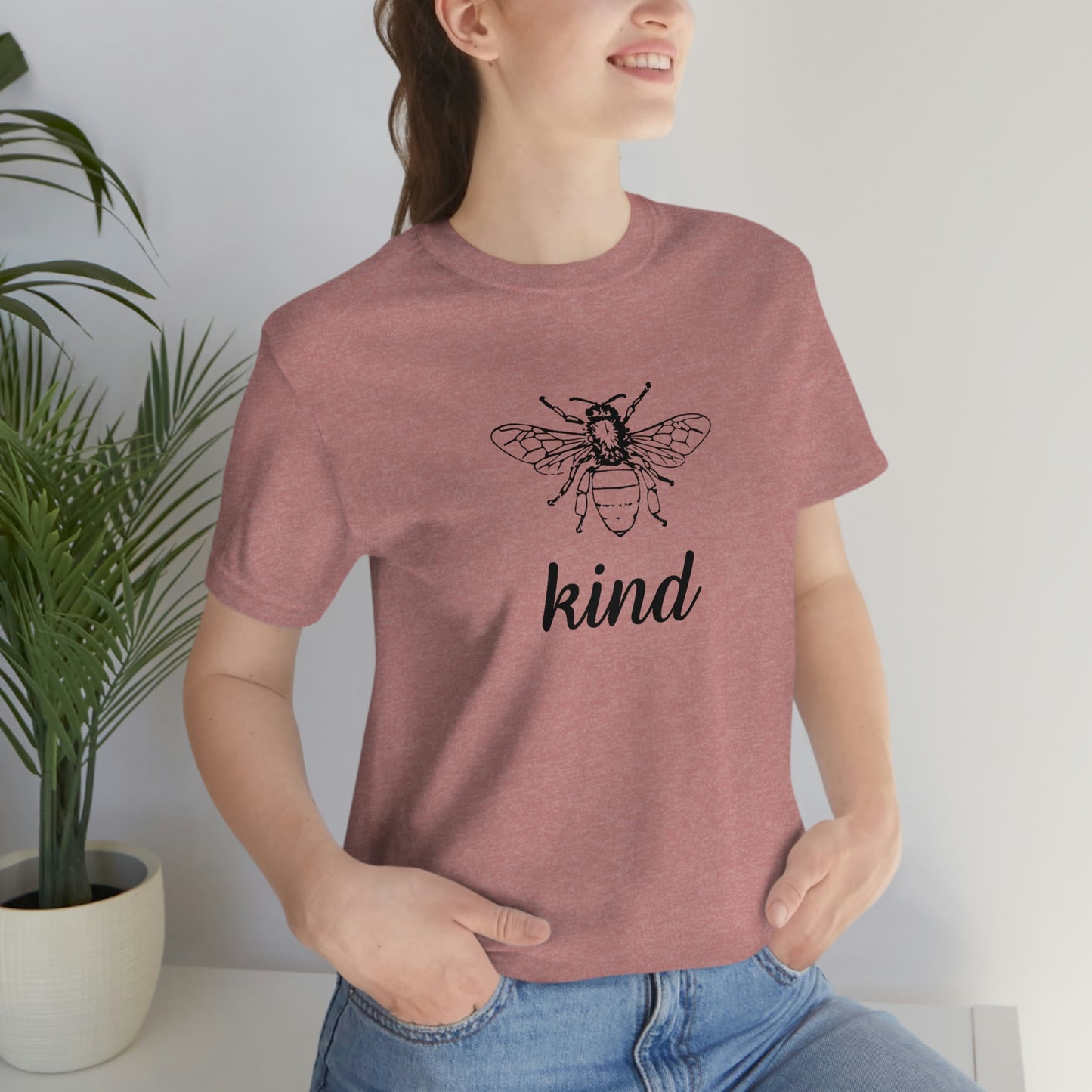 "Bee Kind" Unisex Jersey Short Sleeve Tee