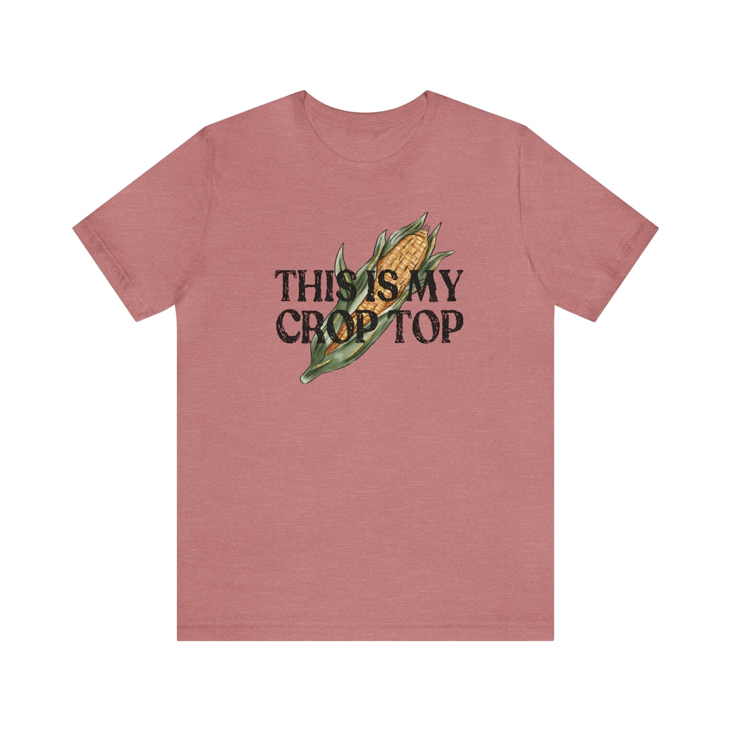 "Crop Top" Bella Canvas Unisex Short Sleeve Tee