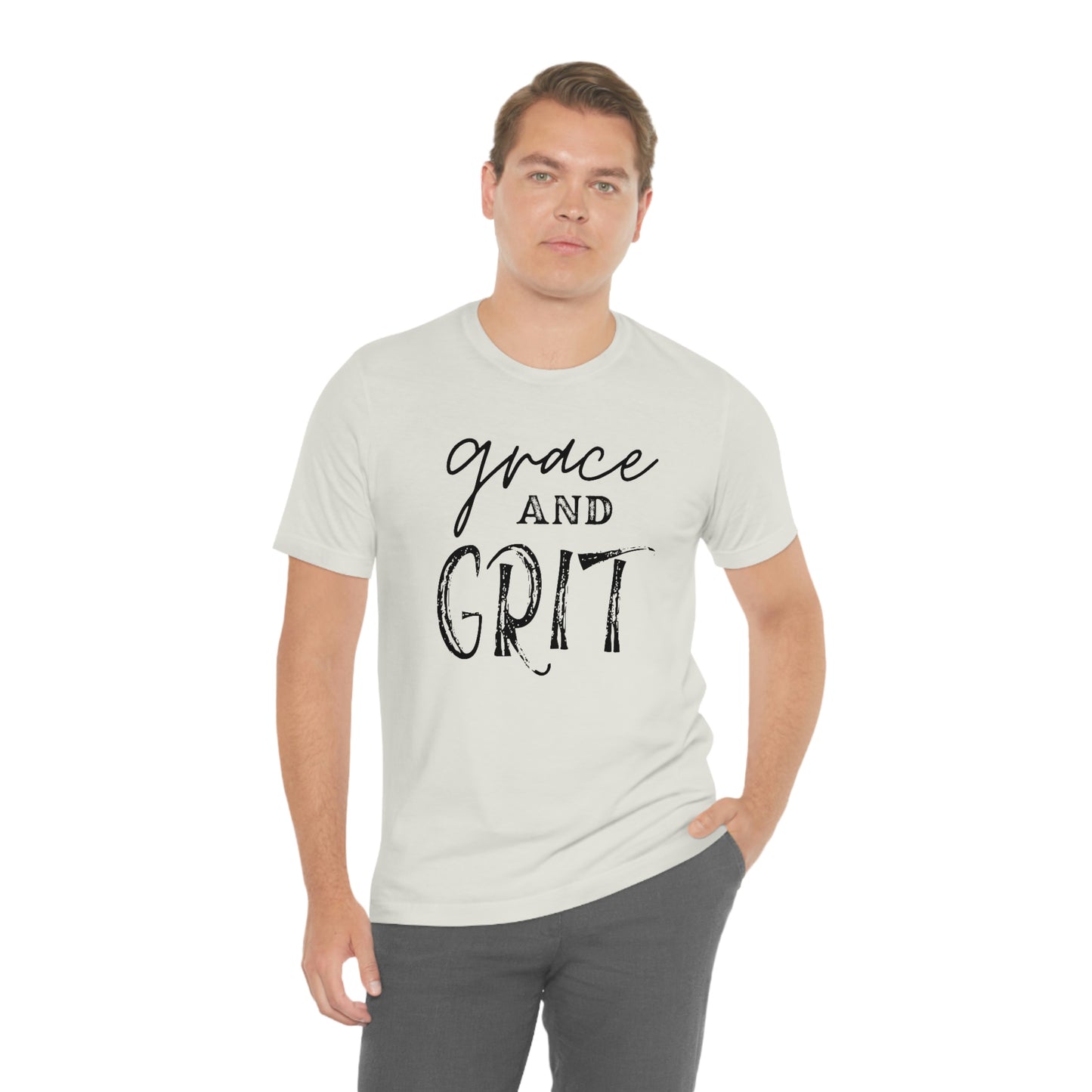 "Grace and Grit" Unisex Jersey Short Tee