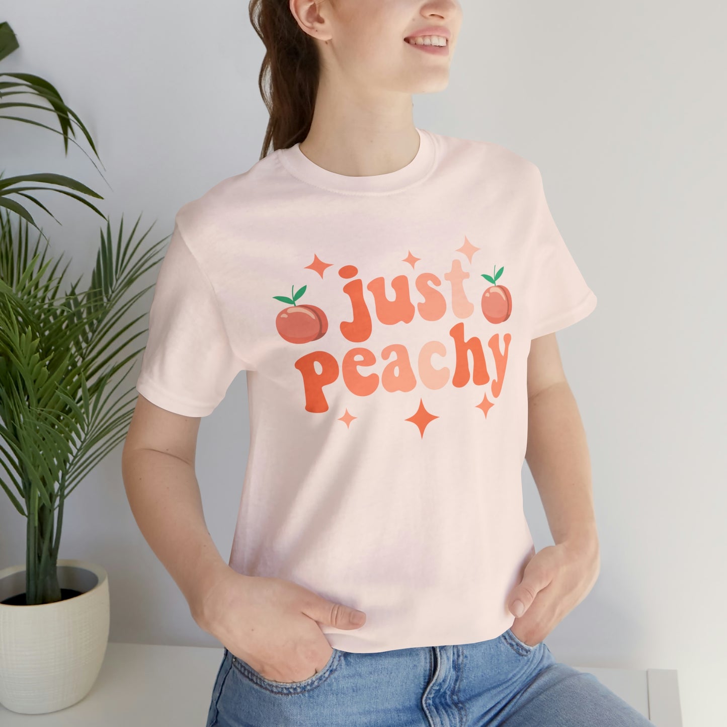 "Just Peachy" Bella Canvas Short Sleeve Tee