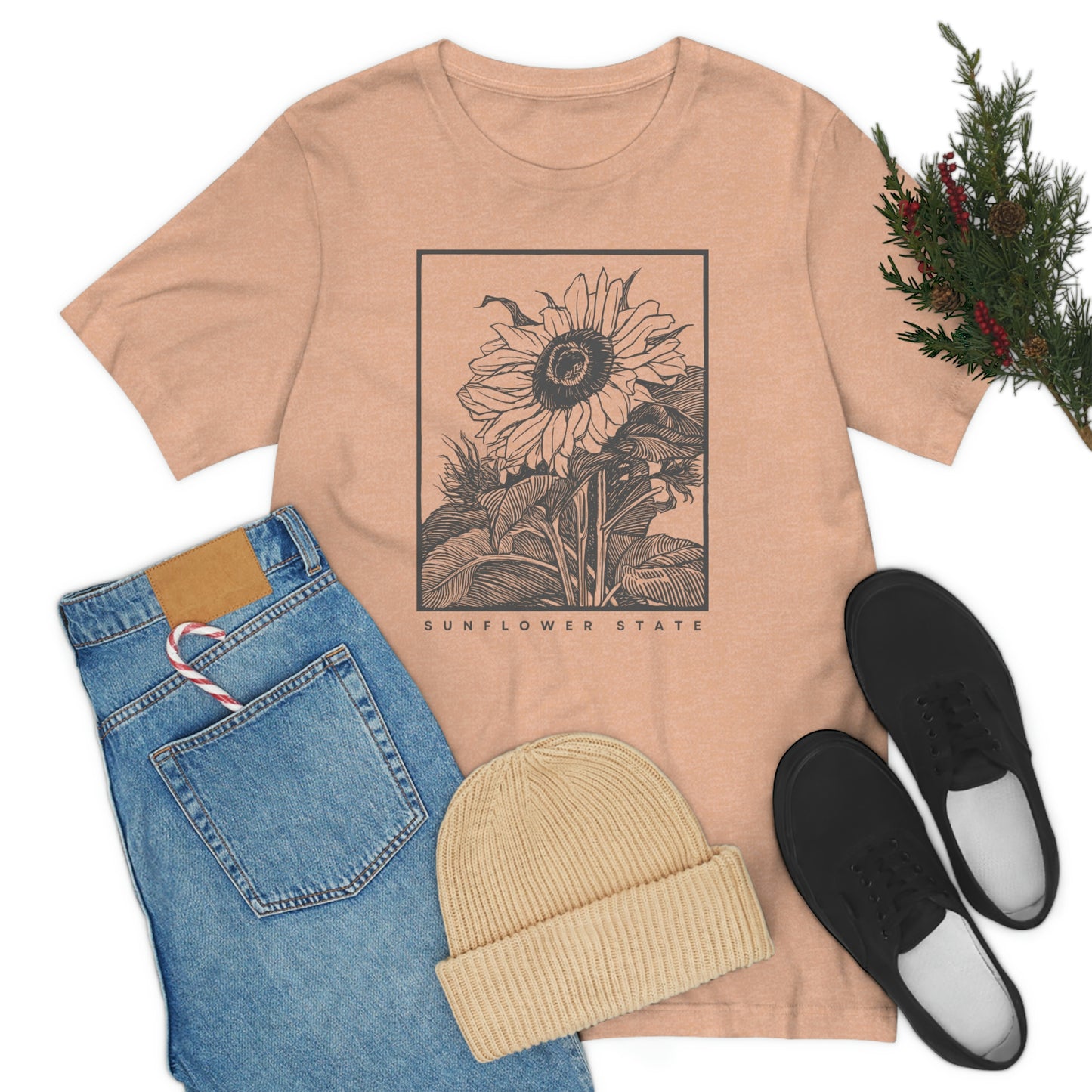 "Sunflower" Bella Canvas Unisex Jersey Short Sleeve Tee