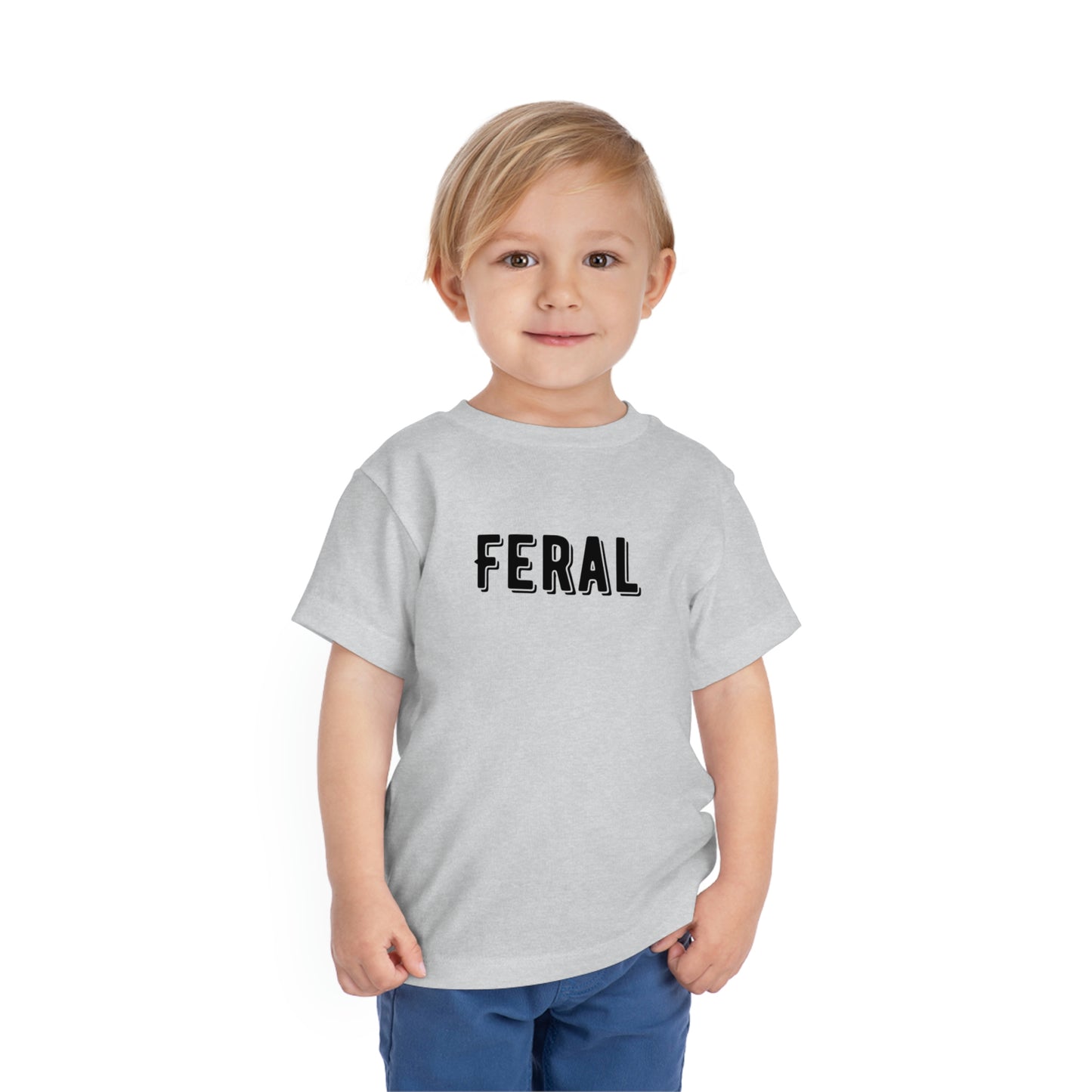 "Feral" Toddler Short Sleeve Tee (2T-5T)