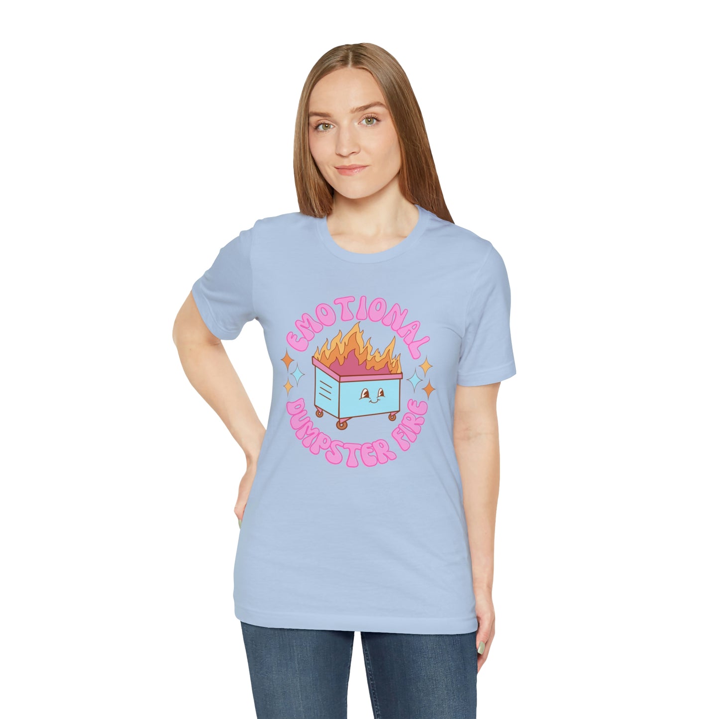 "Emotional Dumpster Fire" Bella Canvas Short Sleeve Tee