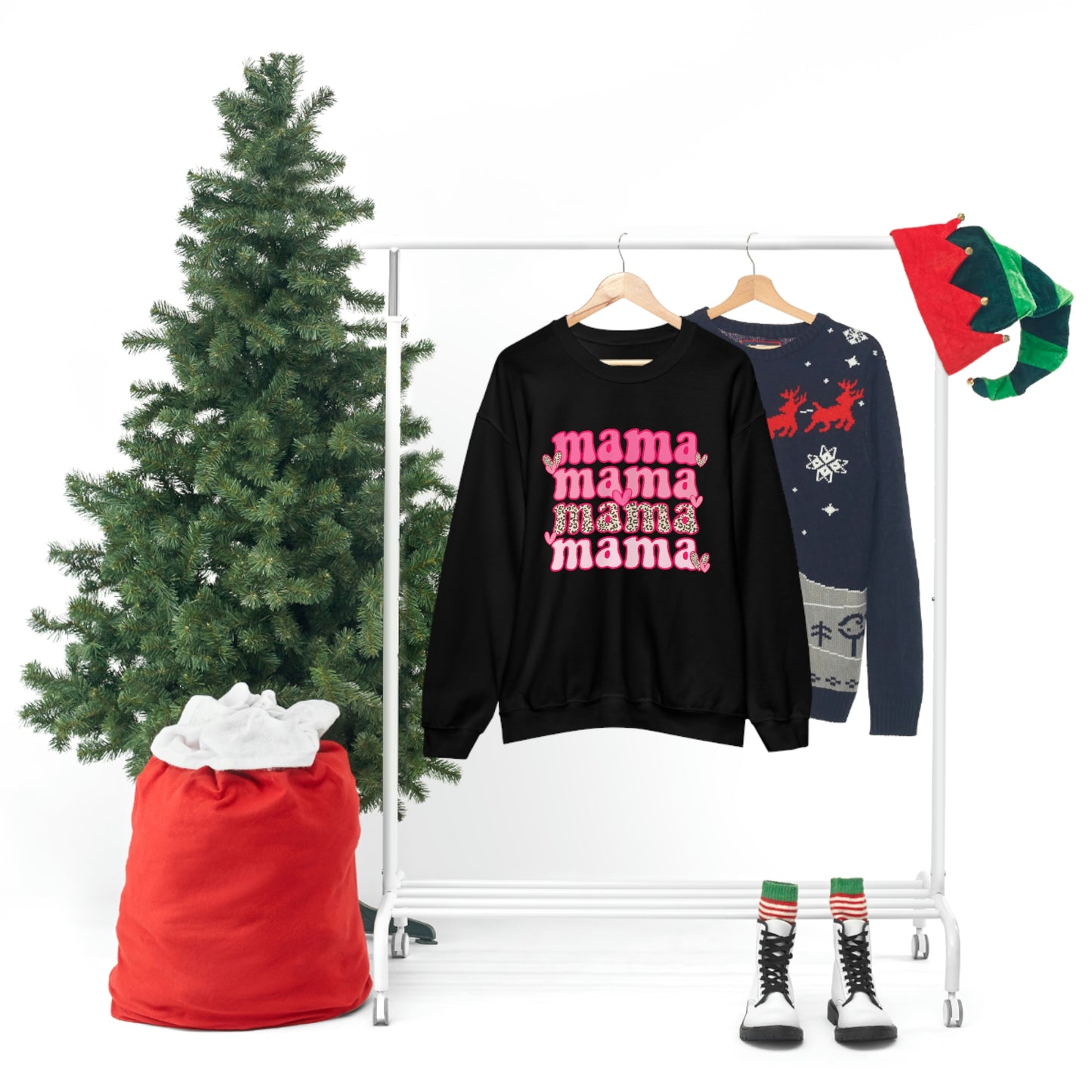 "Mama" Unisex Heavy Blend™ Crewneck Sweatshirt