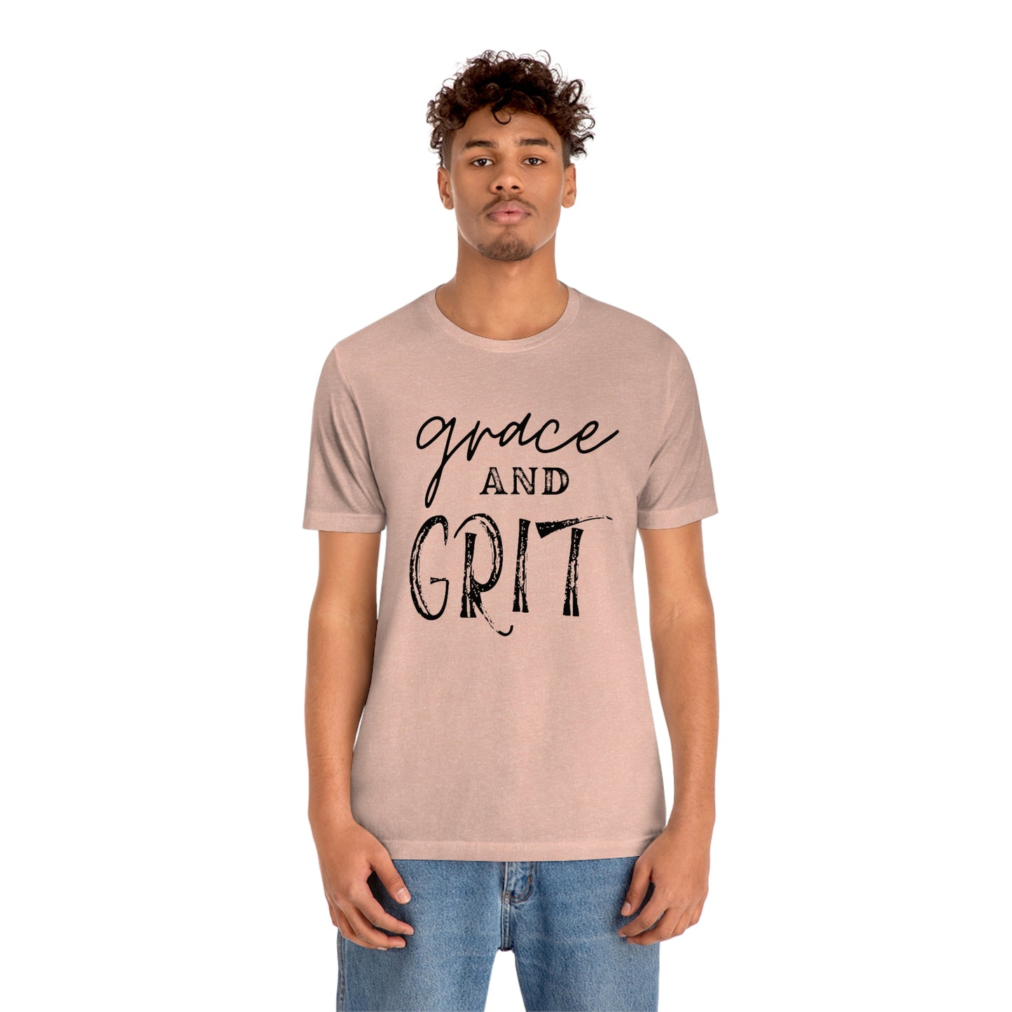 "Grace and Grit" Unisex Jersey Short Tee