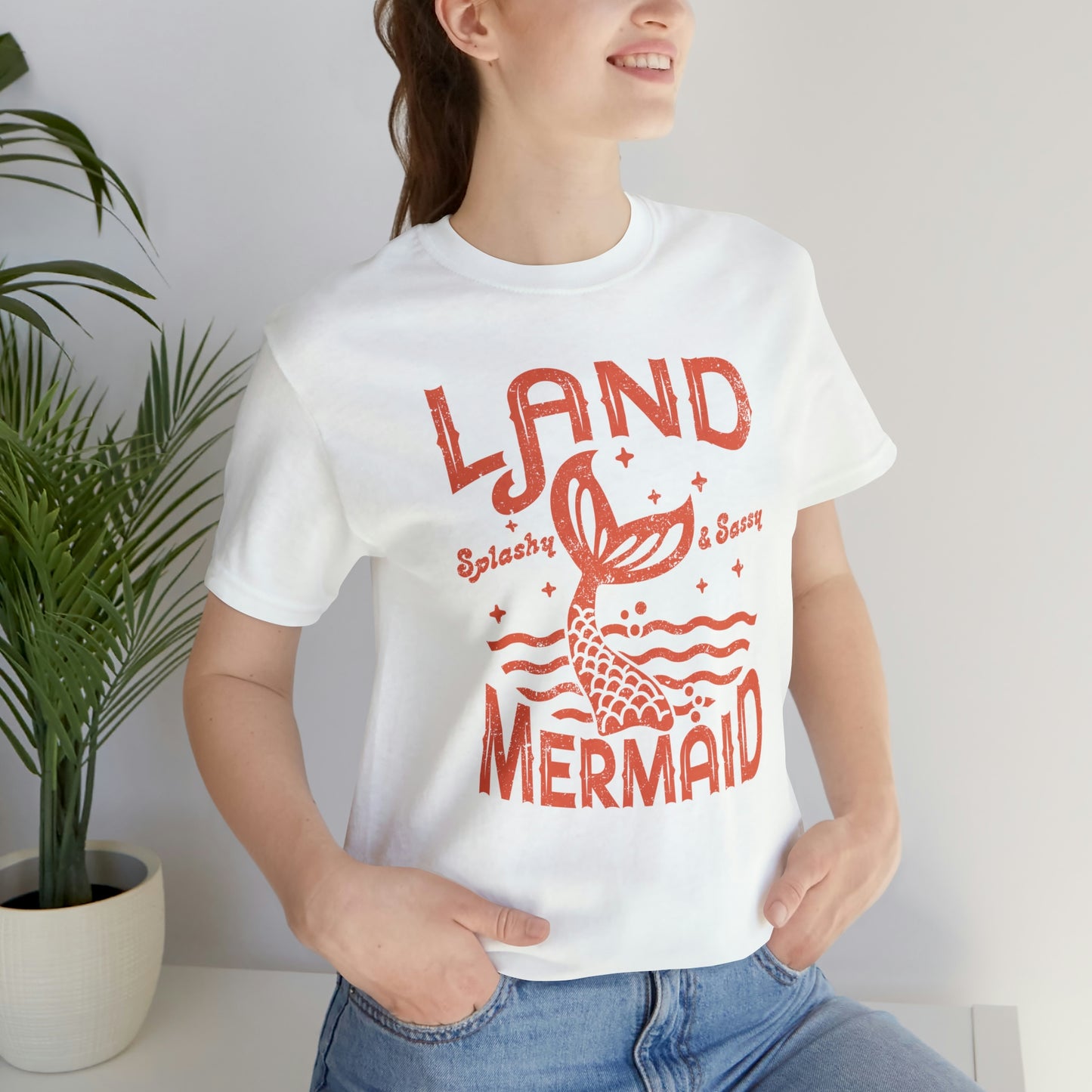 "Land Mermaid" Bella Canvas Short Sleeve Tee