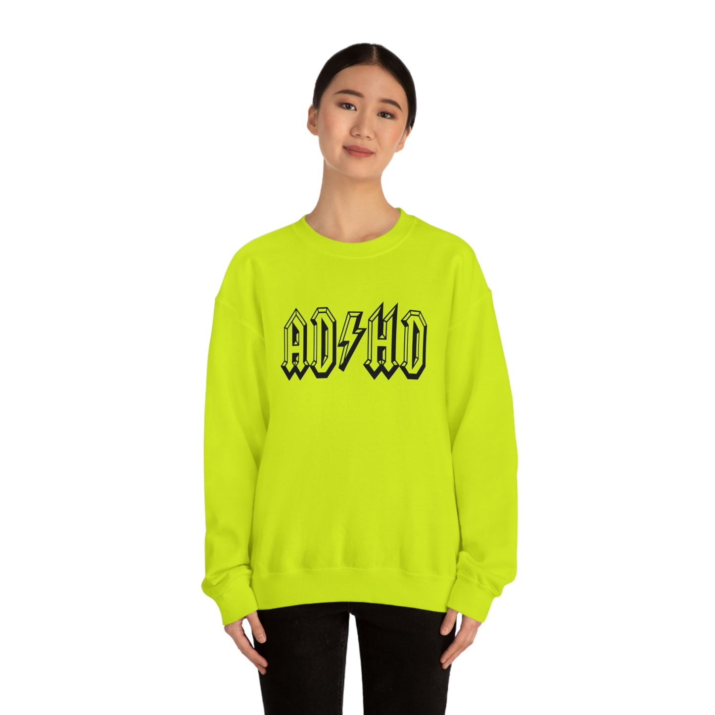 "ADHD" Unisex Crewneck Sweatshirt