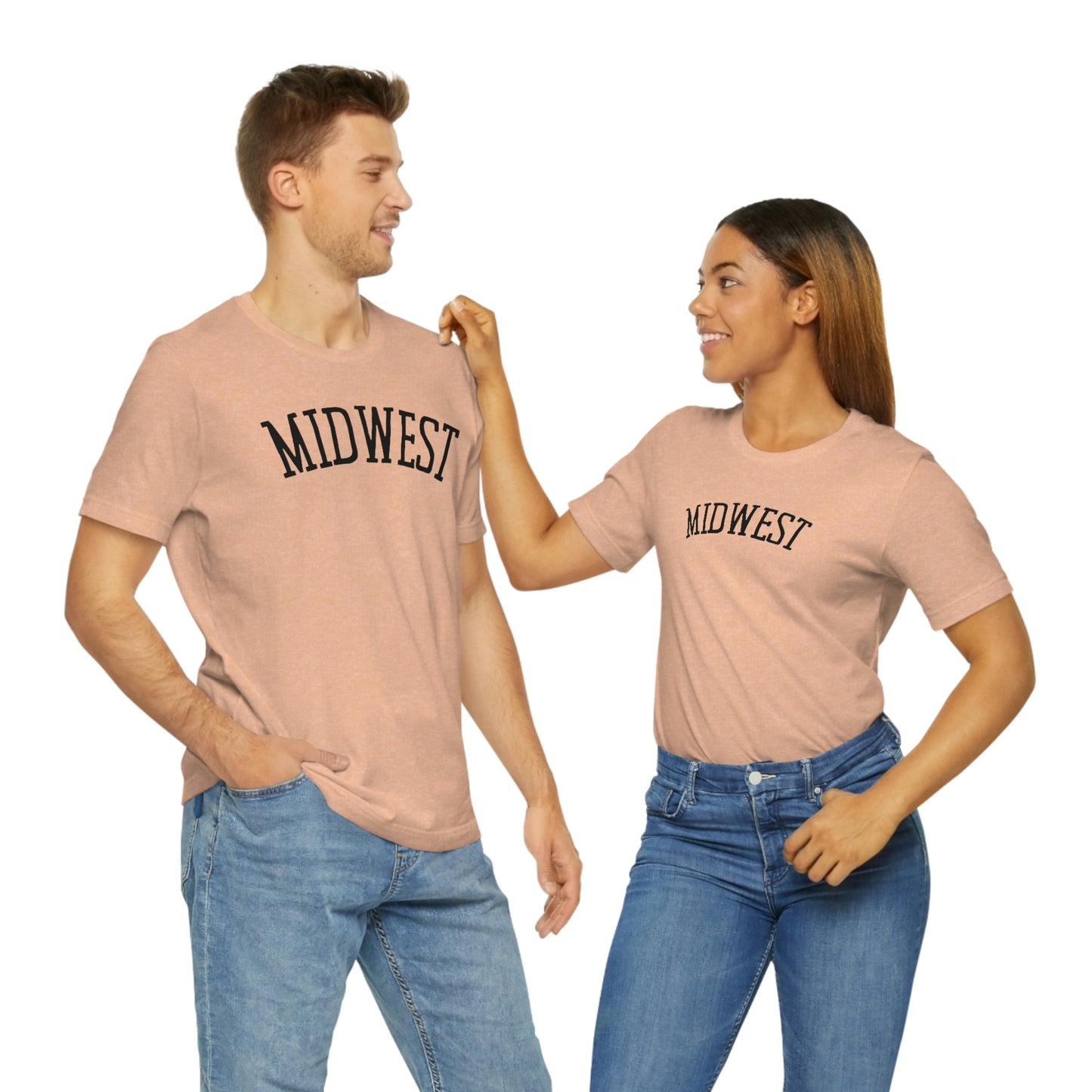 "Midwest" Unisex Jersey Short Sleeve Tee