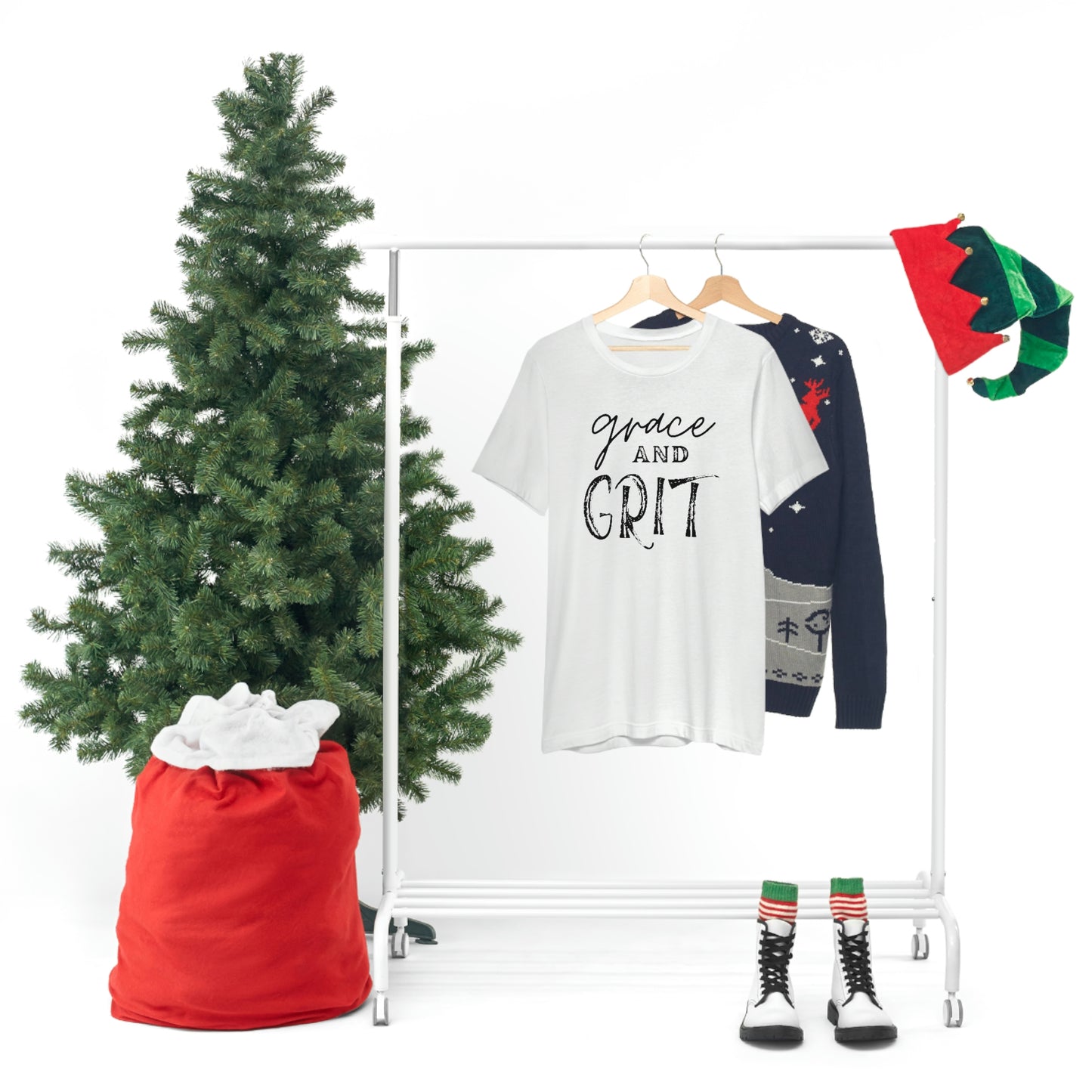 "Grace and Grit" Unisex Jersey Short Tee