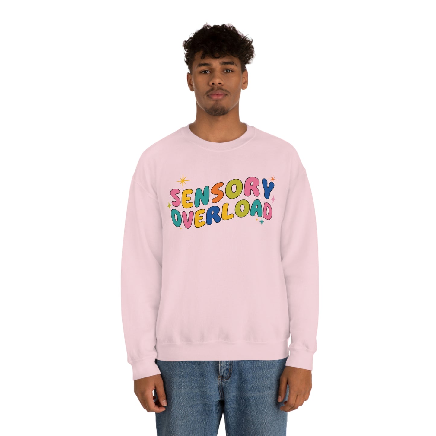"Sensory Overload" Unisex Heavy Blend™ Crewneck Sweatshirt
