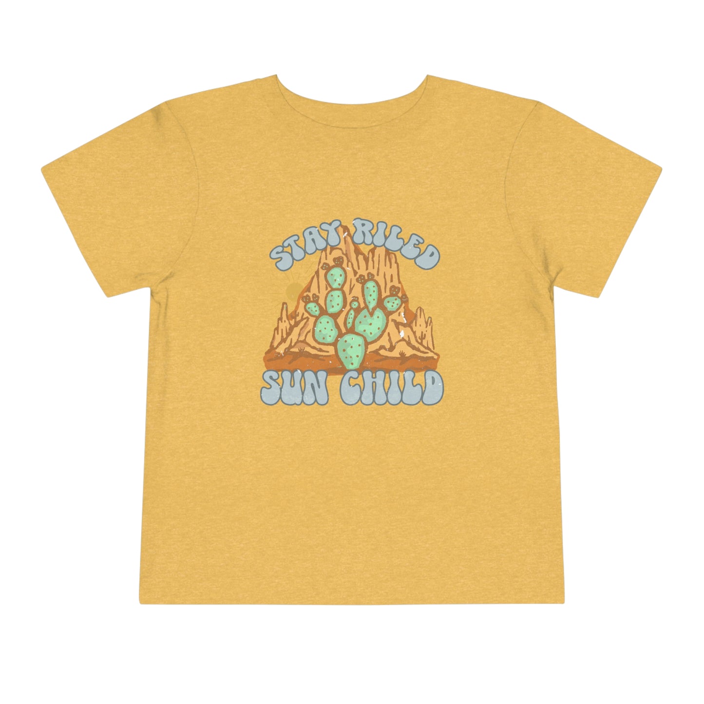 "Stay Riled Wild Child" Toddler Short Sleeve Tee (2T-5T)