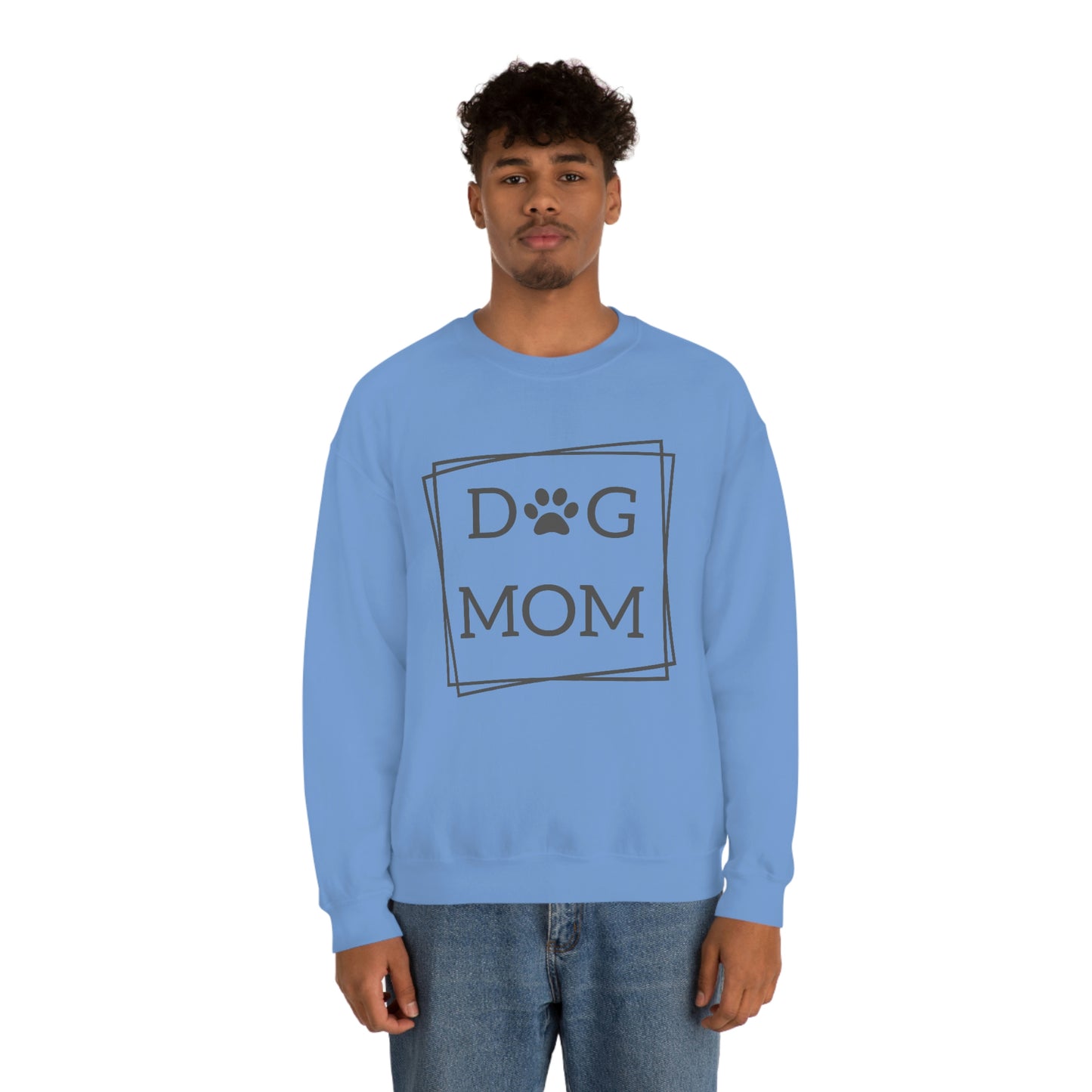 "Dog Mom" Unisex Heavy Blend™ Crewneck Sweatshirt