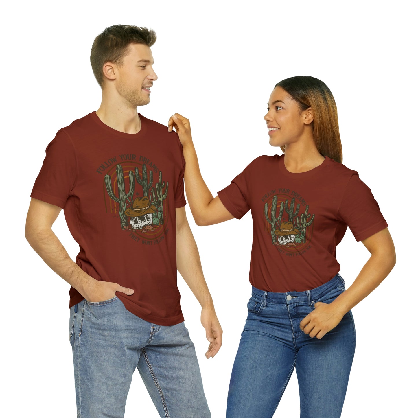 "Follow Your Dreams" Bella Canvas Short Sleeve Tee