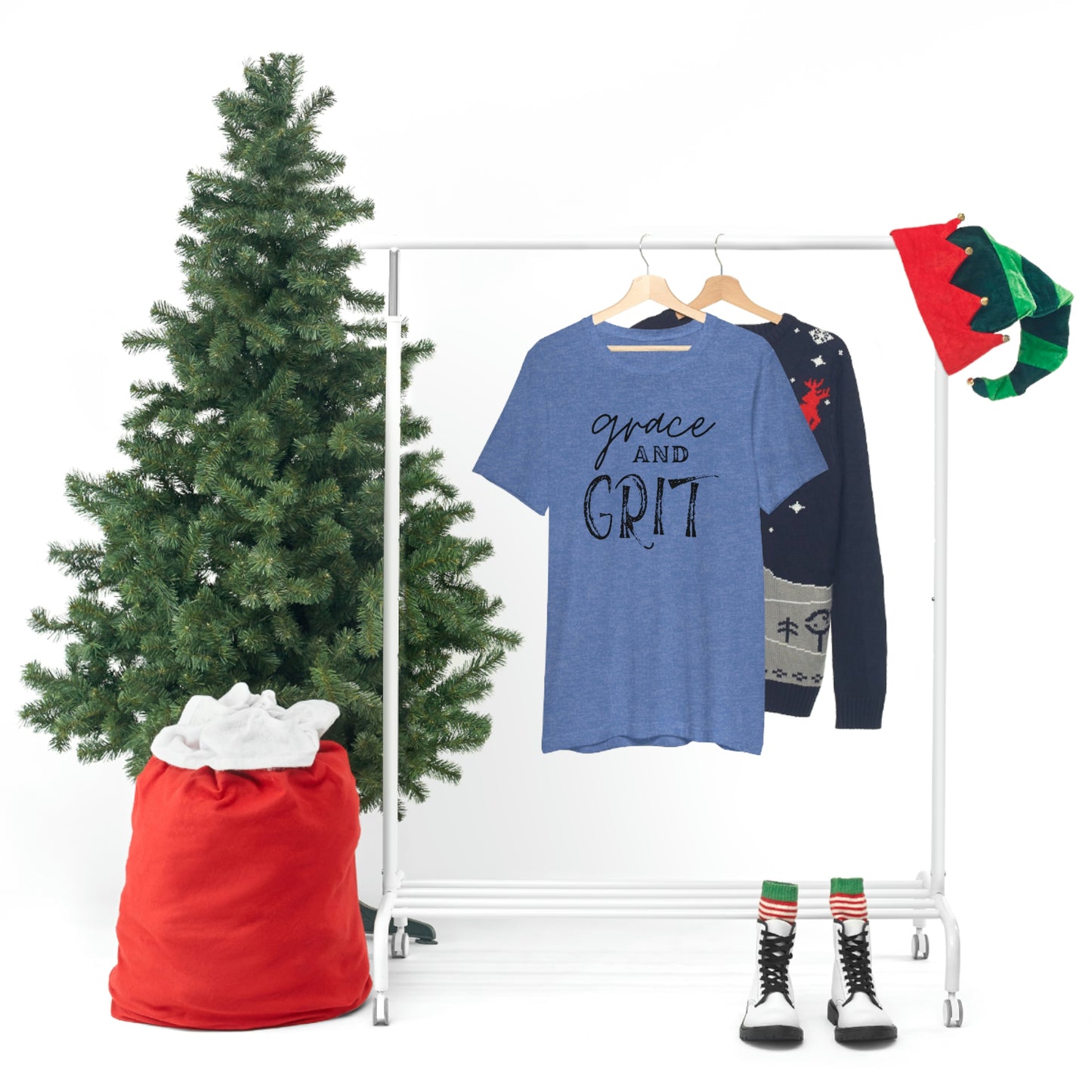 "Grace and Grit" Unisex Jersey Short Tee