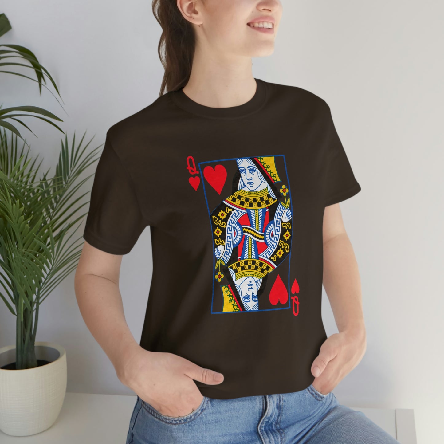 "Queen of Hearts" Unisex Jersey Short Sleeve Tee