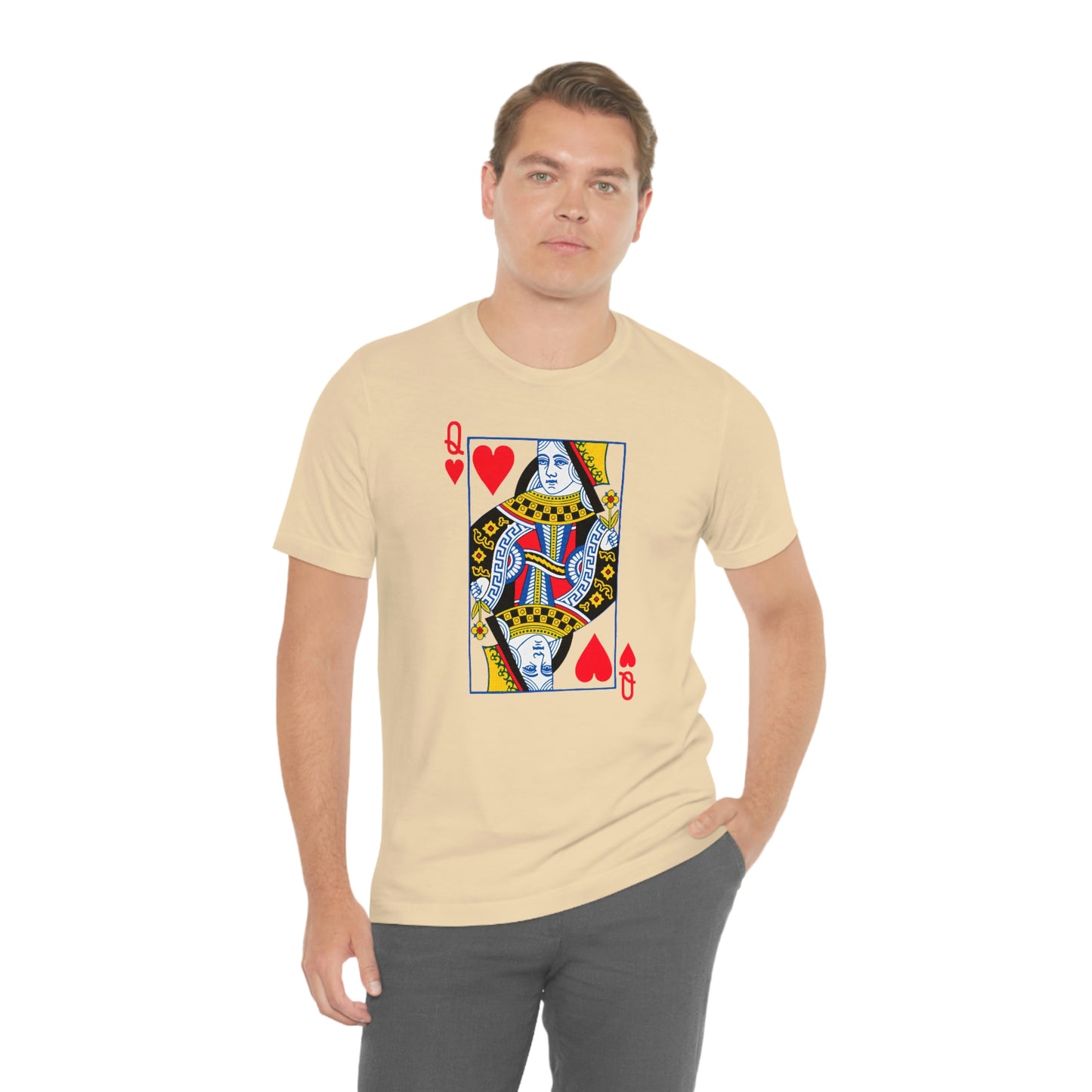 "Queen of Hearts" Unisex Jersey Short Sleeve Tee