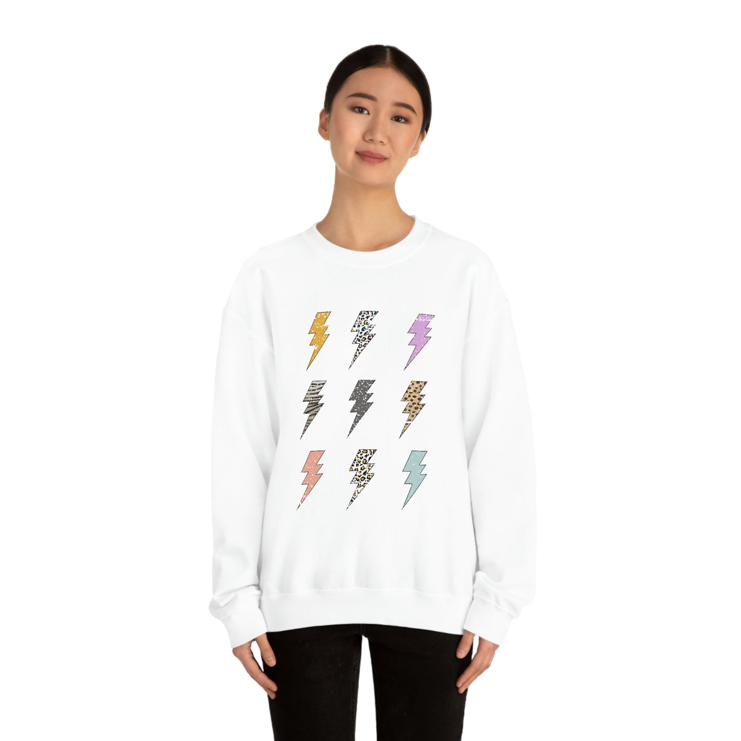 "Lightening Bolt" Unisex Heavy Blend™ Crewneck Sweatshirt