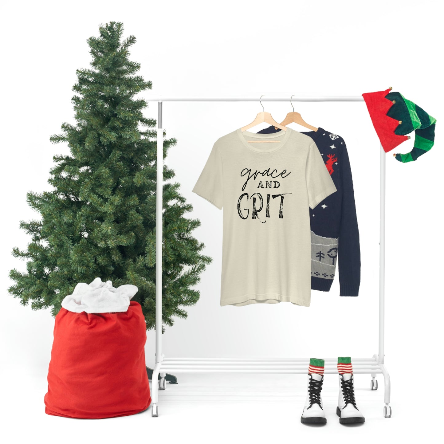 "Grace and Grit" Unisex Jersey Short Tee