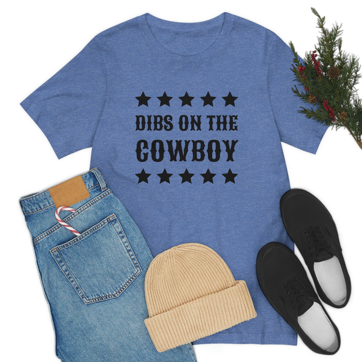 "Dibs on the Cowboy" Unisex Jersey Short Sleeve Tee