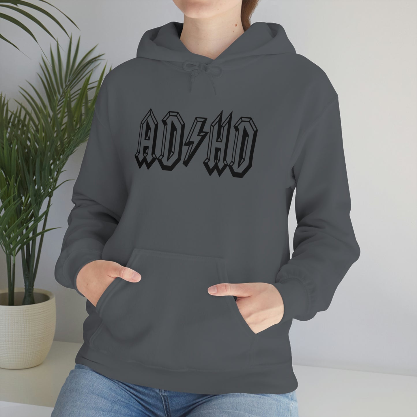 "ADHD" Unisex Hooded Sweatshirt