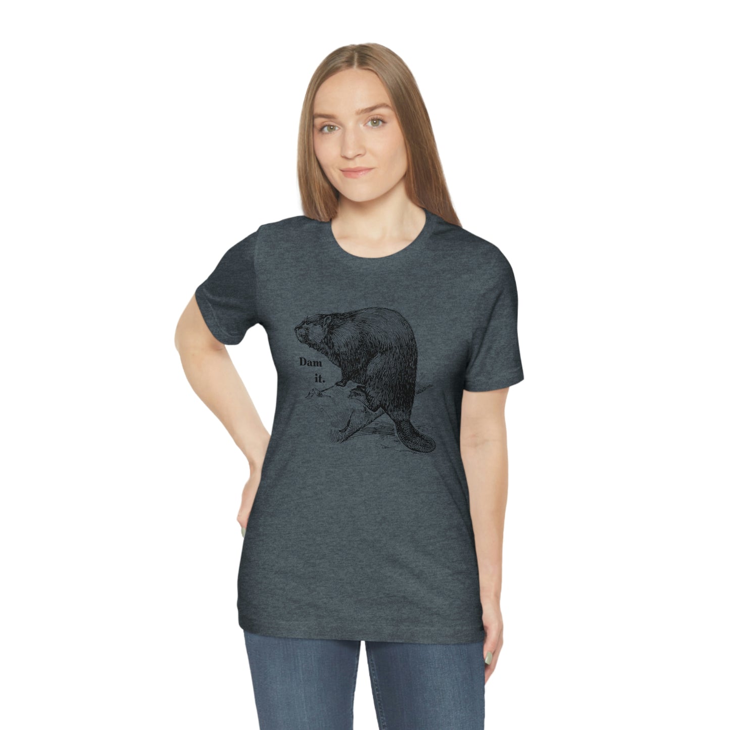 "Dam it" Bella Canvas Graphic Short Sleeve Tee