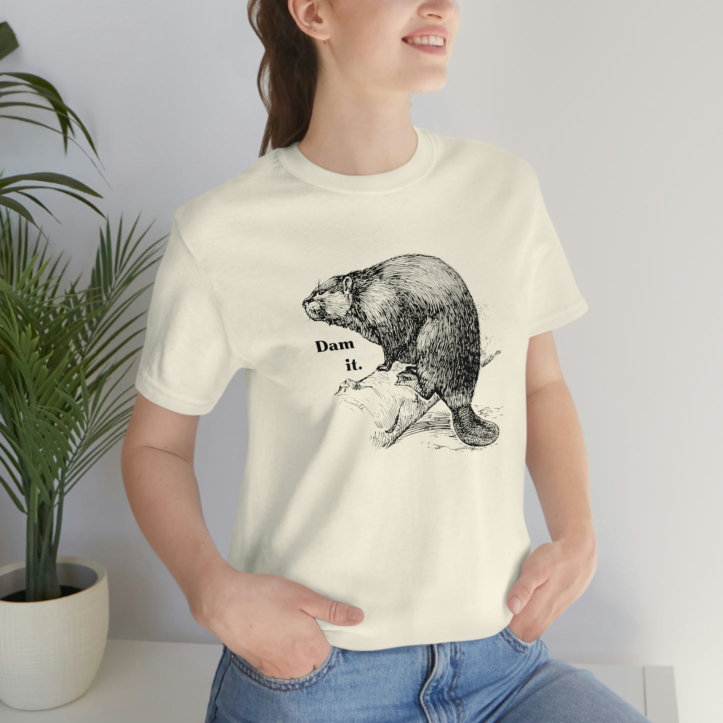 "Dam it" Bella Canvas Graphic Short Sleeve Tee