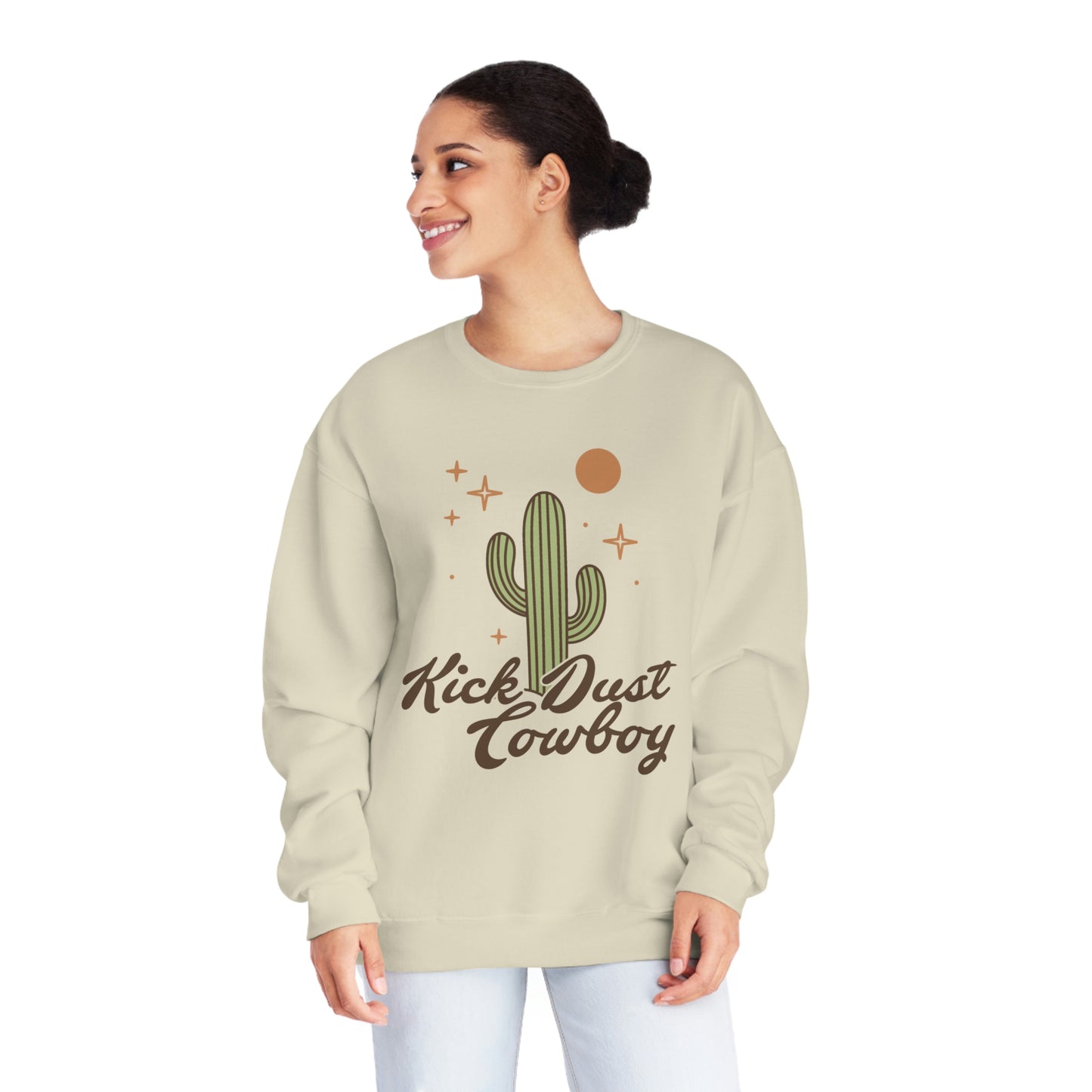 "Kick Dust Cowboy" Unisex NuBlend® Crewneck Sweatshirt