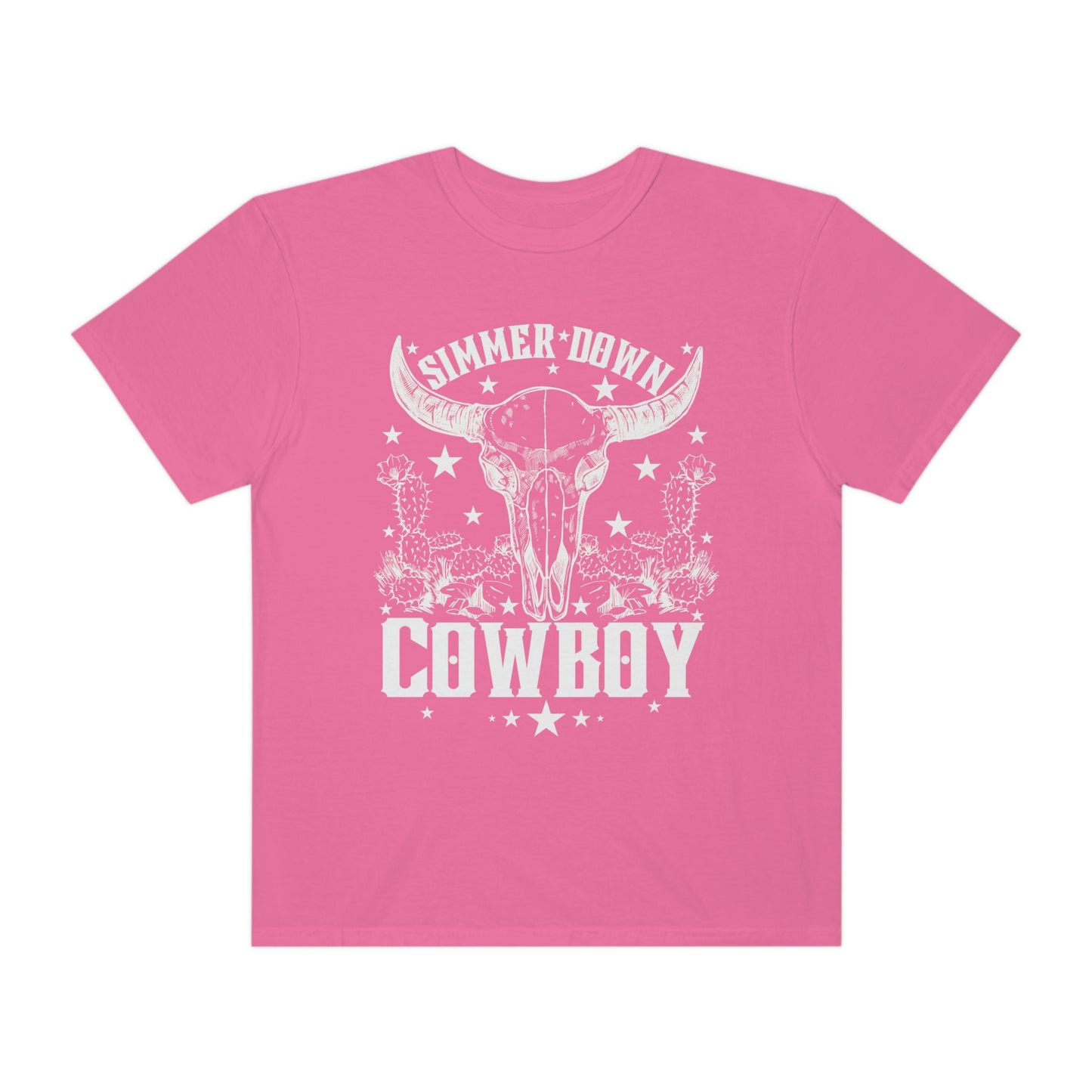 "Simmer Down Cowboy" Comfort Colors Unisex Graphic T-shirt