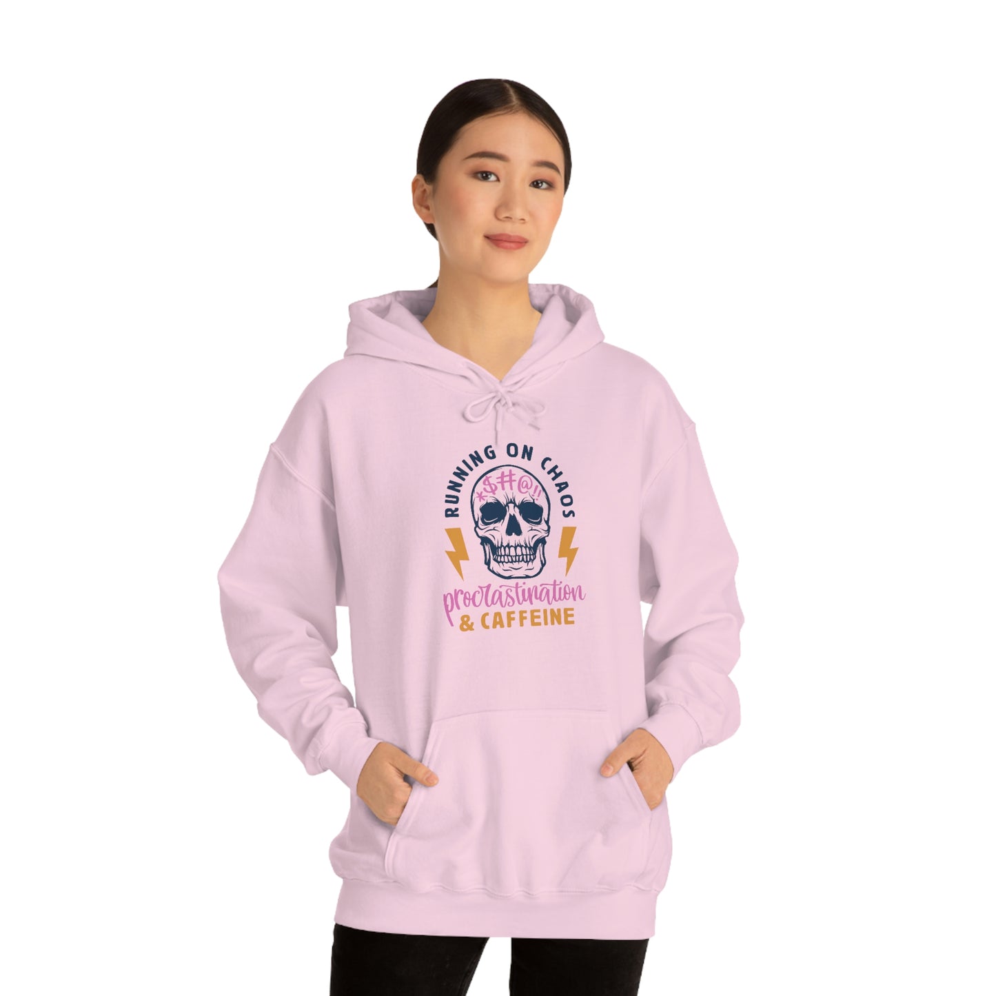 "Chaos and Caffeine" Unisex Heavy Blend™ Hooded Sweatshirt