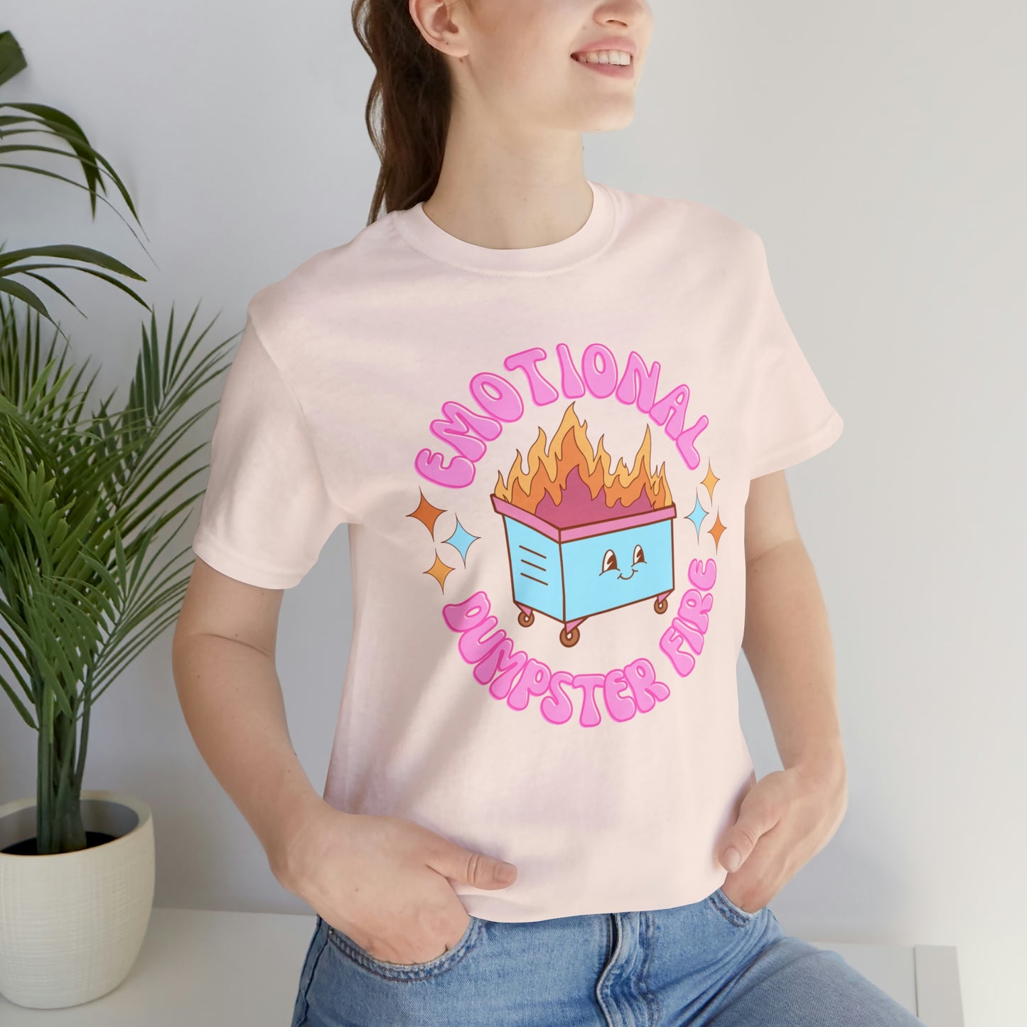 "Emotional Dumpster Fire" Bella Canvas Short Sleeve Tee