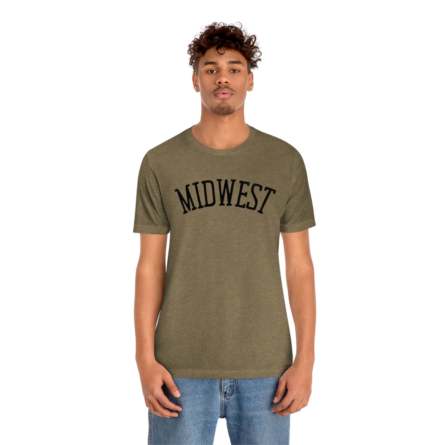"Midwest" Unisex Jersey Short Sleeve Tee