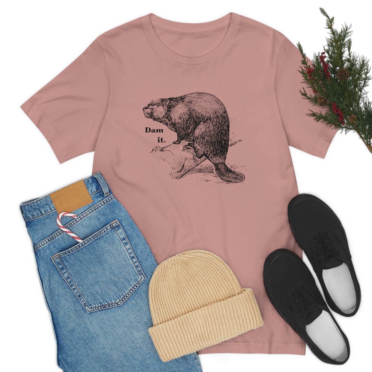 "Dam it" Bella Canvas Graphic Short Sleeve Tee