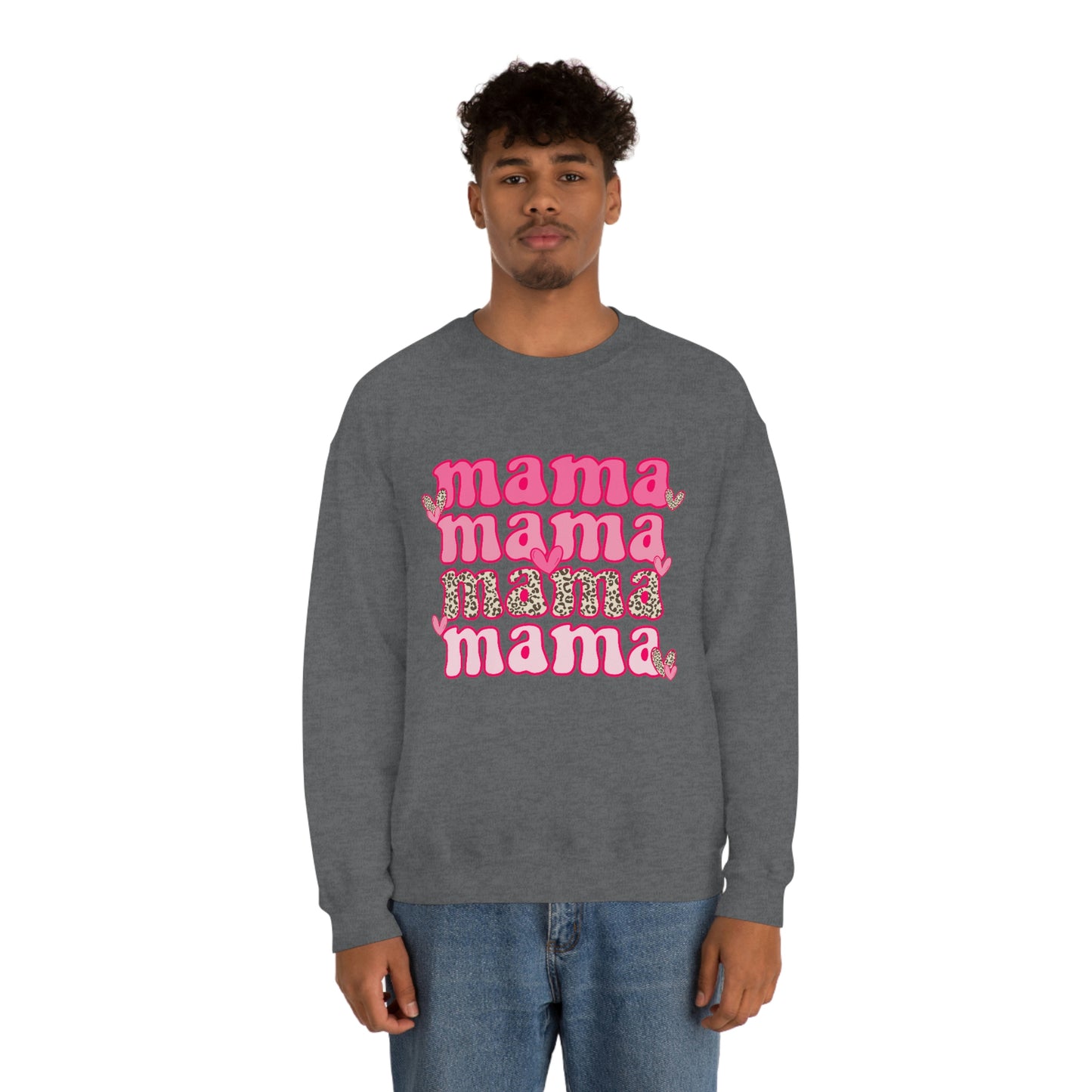"Mama" Unisex Heavy Blend™ Crewneck Sweatshirt