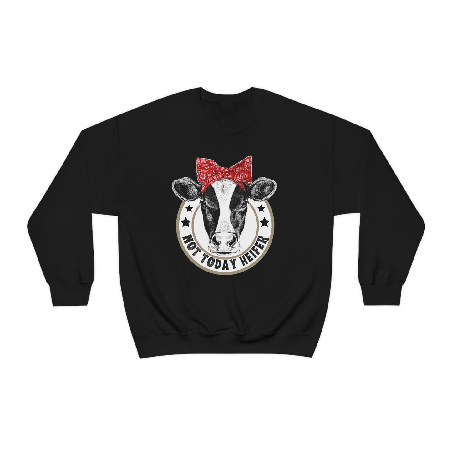 "Not Today Heifer" Unisex Heavy Blend™ Crewneck Sweatshirt