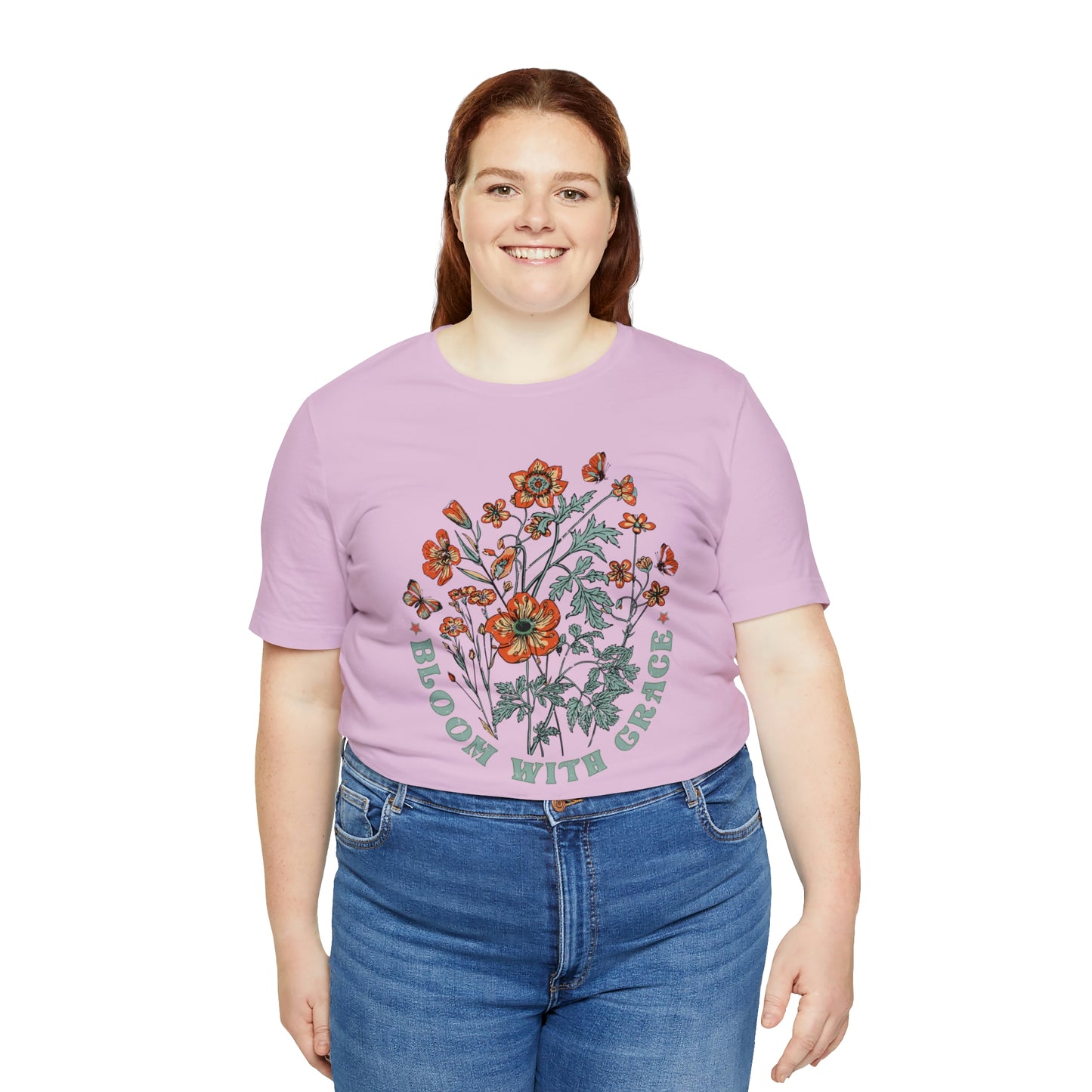 "Bloom With Grace" Bella Canvas Short Sleeve Tee