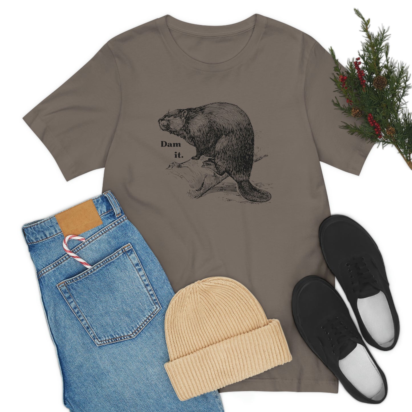 "Dam it" Bella Canvas Graphic Short Sleeve Tee